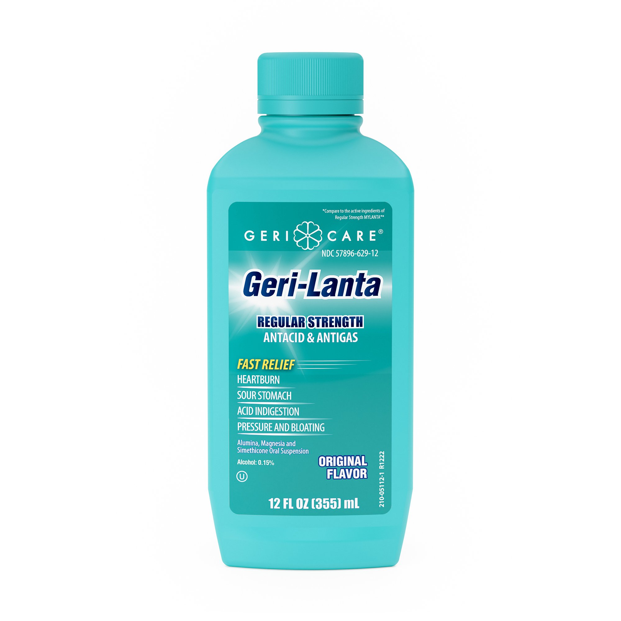Geri-Care - QMYL-12-GCP Geri-Care® Geri-Lanta Antacid Liquid Relief for Gas and Heartburn