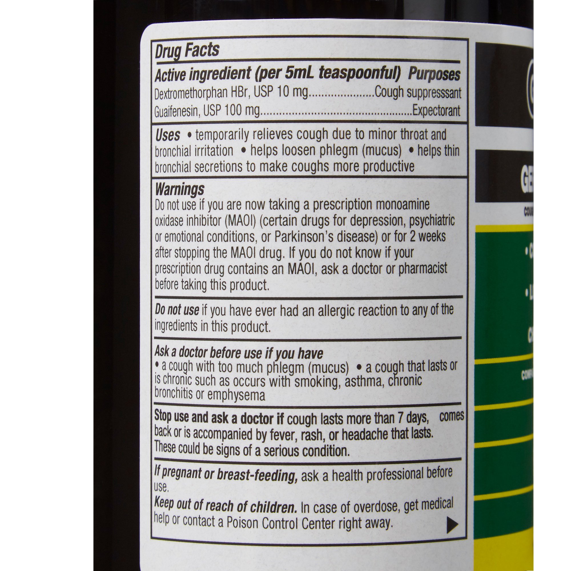 Geri-Care - QRDM-16-GCP Geri-Care® Guaifenesin / Dextromethorphan Cold and Cough Relief