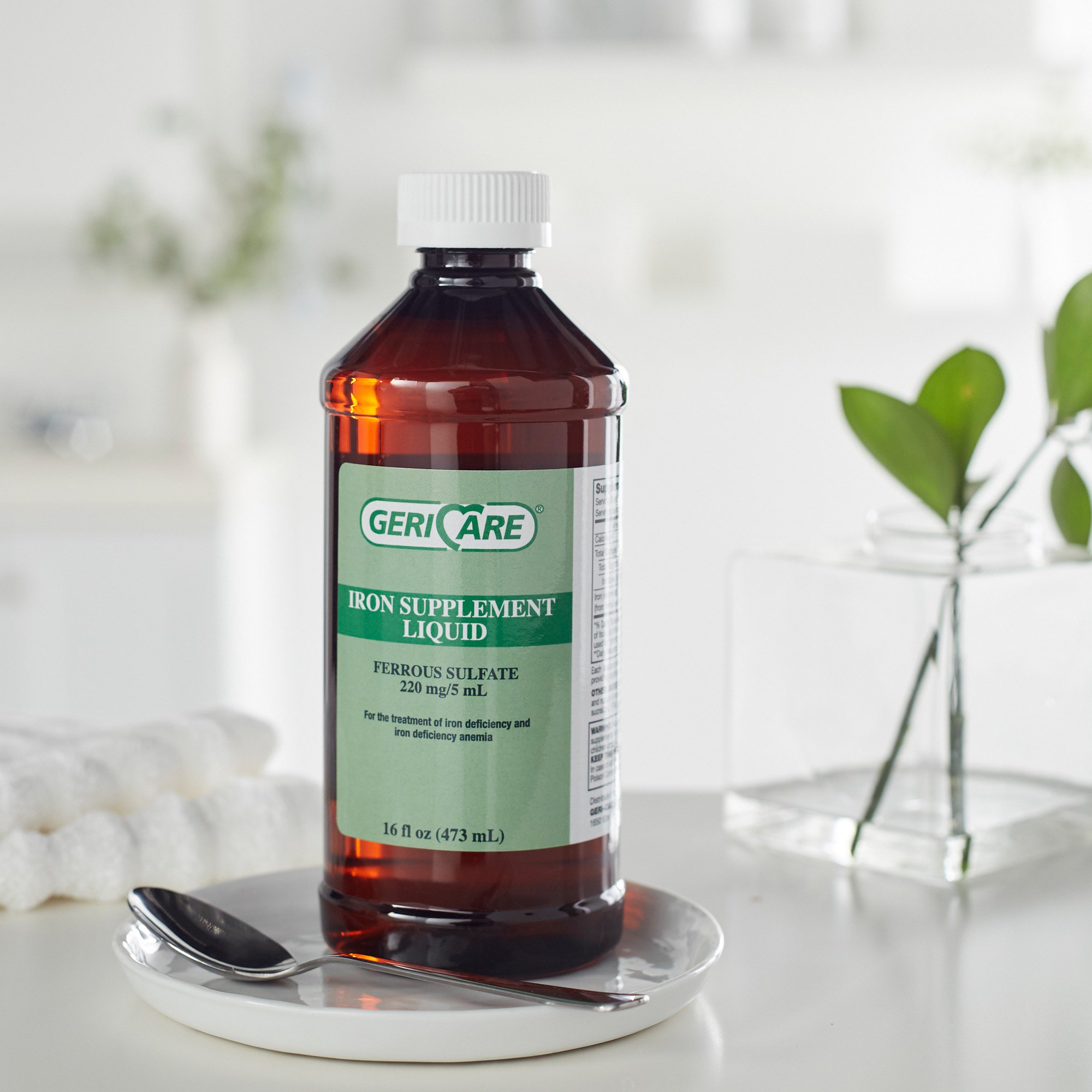 Geri-Care Q701-16-GCP - Geri-Care® Iron Mineral Supplement - 1/Bottle, 12/Case