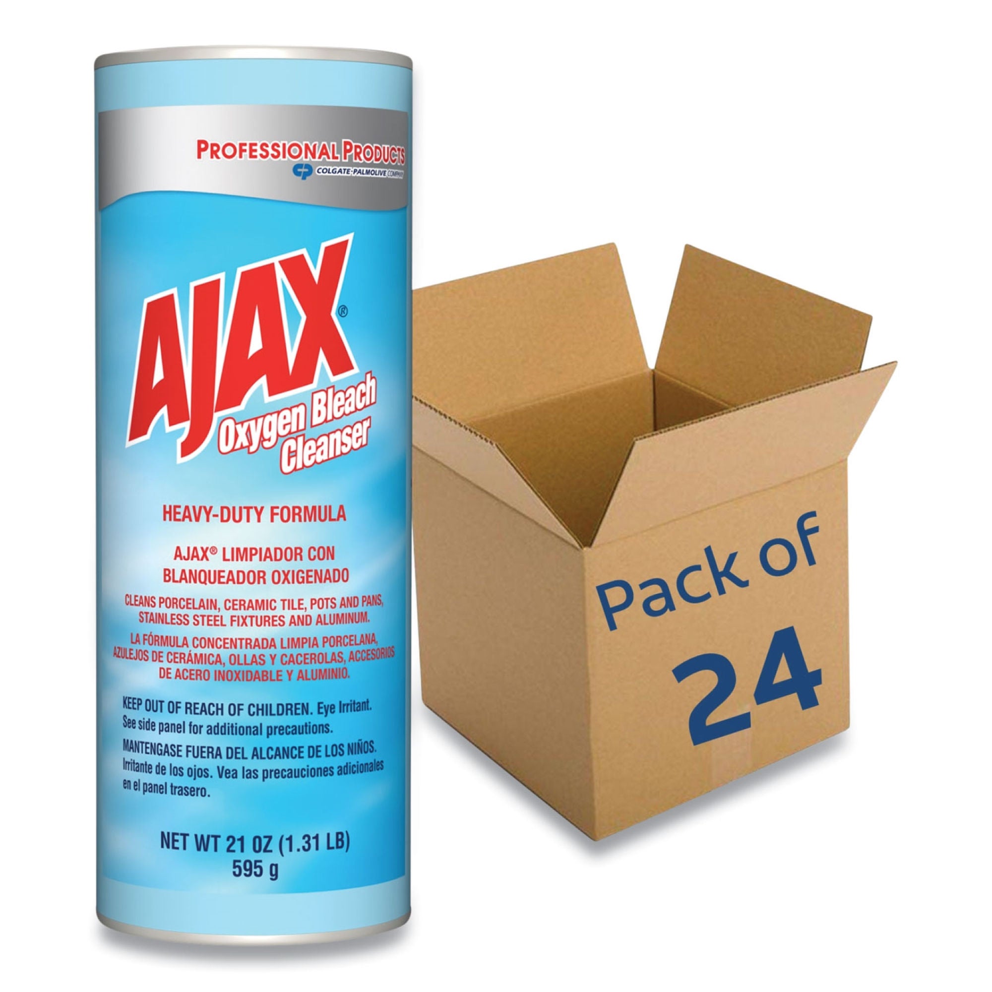 Essendant Co-United Stationers - CPC14278CT Surface Cleaner Ajax® Manual Pour Powder 21 oz. Can Bleach Scent NonSterile