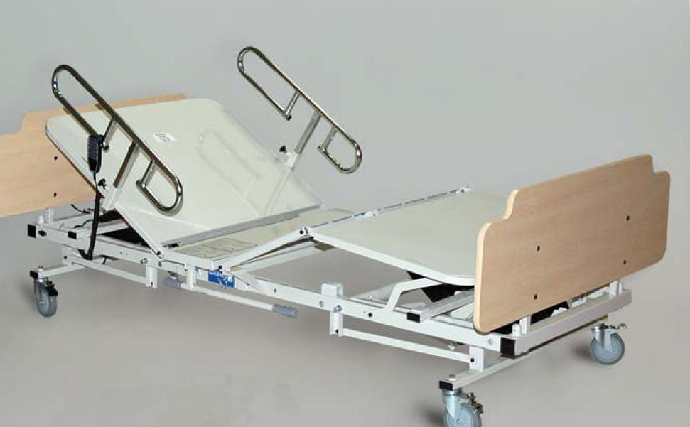 Graham-Field - GS3648 Electric Bed Bariatric Home Care High-Low 84 Inch Length Pan Deck 3 Functions 15-3/4 to 32-1/2 Inch Height Range