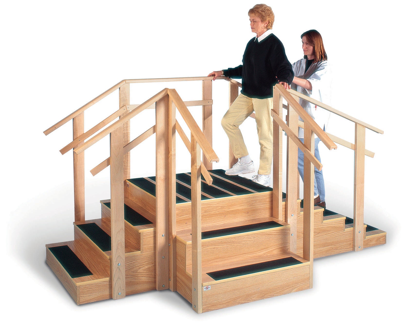 Hausmann Industries - 1570 Training Staircase 109 L X 56 W X 24 H Inch