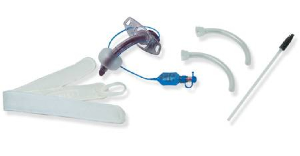 ICU Medical FKA Smiths Medical - 100-815-070 Cuffed Tracheostomy Tube Portex® Blue Line Ultra® Size 7.0 Adult