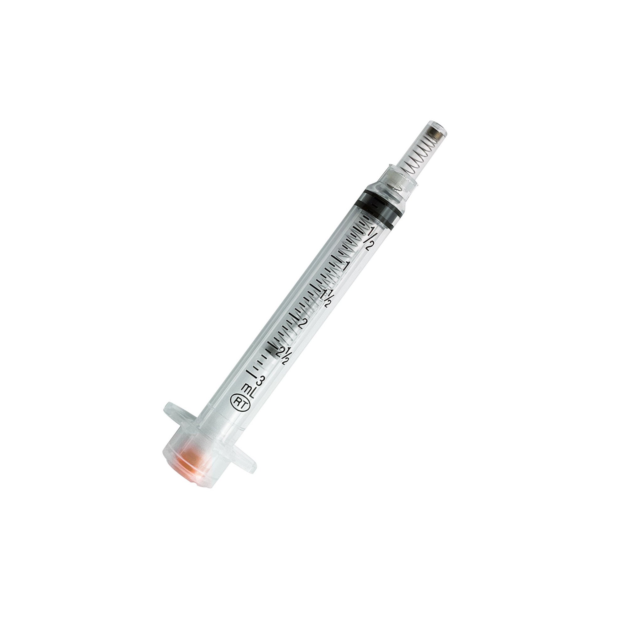 Retractable Technologies 13011 - VanishPoint® Syringe with Hypodermic Needle - 100/Box, 600/Case