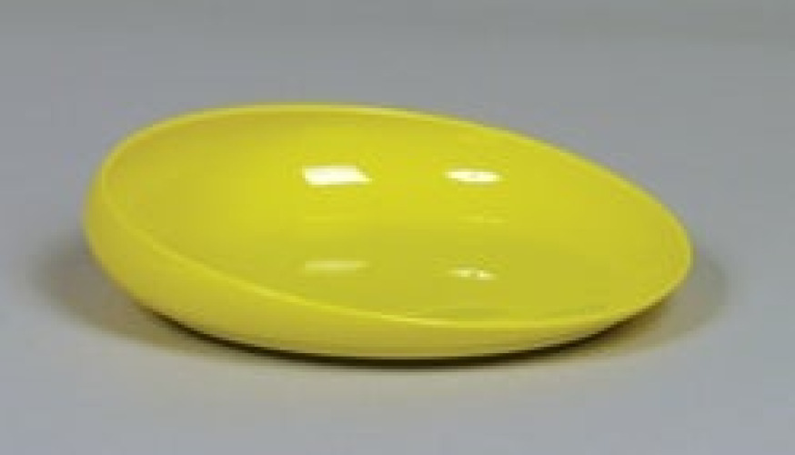 Alimed - 2970010598 Scoop Plate AliMed® Plastic Yellow Reusable