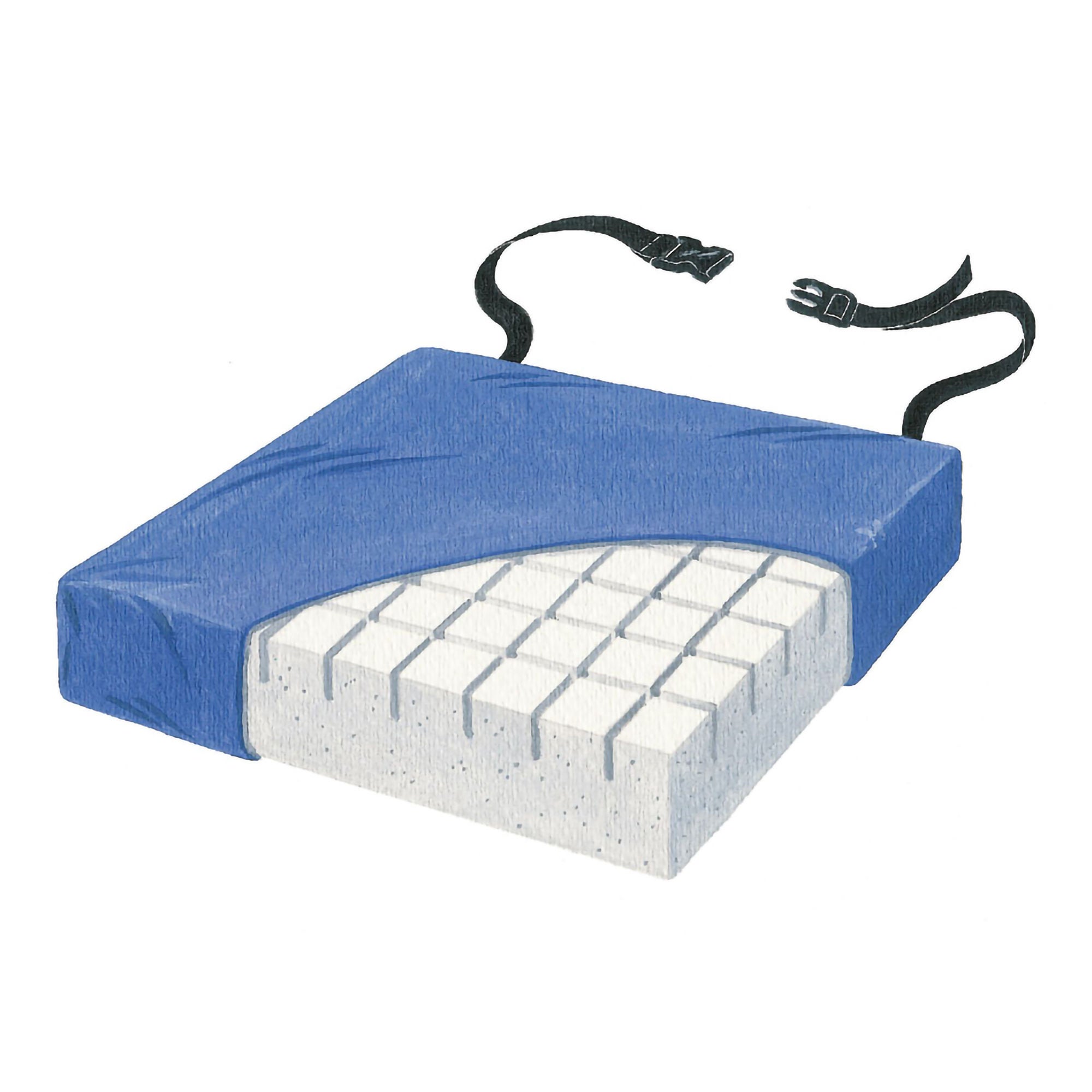 Skil-Care - 753180 Seat Cushion Pressure-Check 18 W X 16 L X 3 D Inch Foam