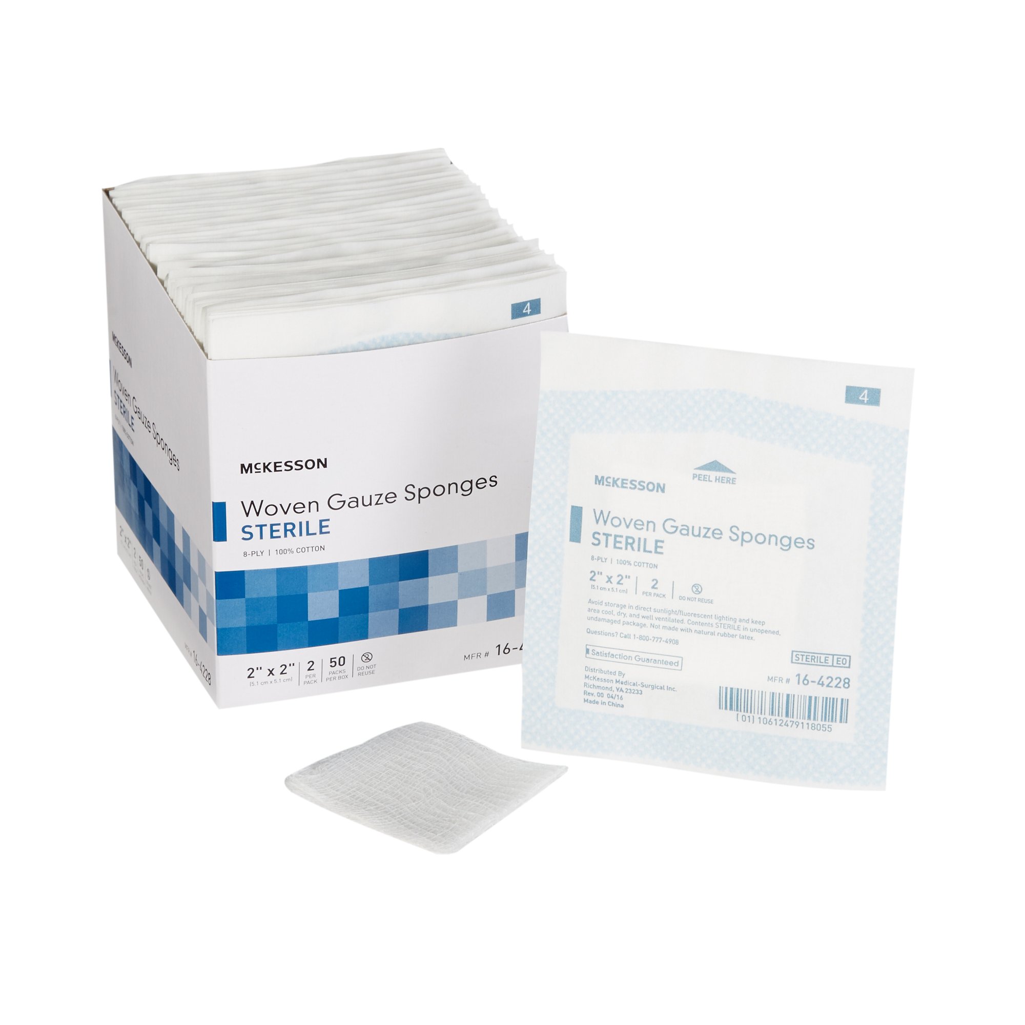 McKesson Brand - 16-4228 McKesson Sterile Gauze Sponge