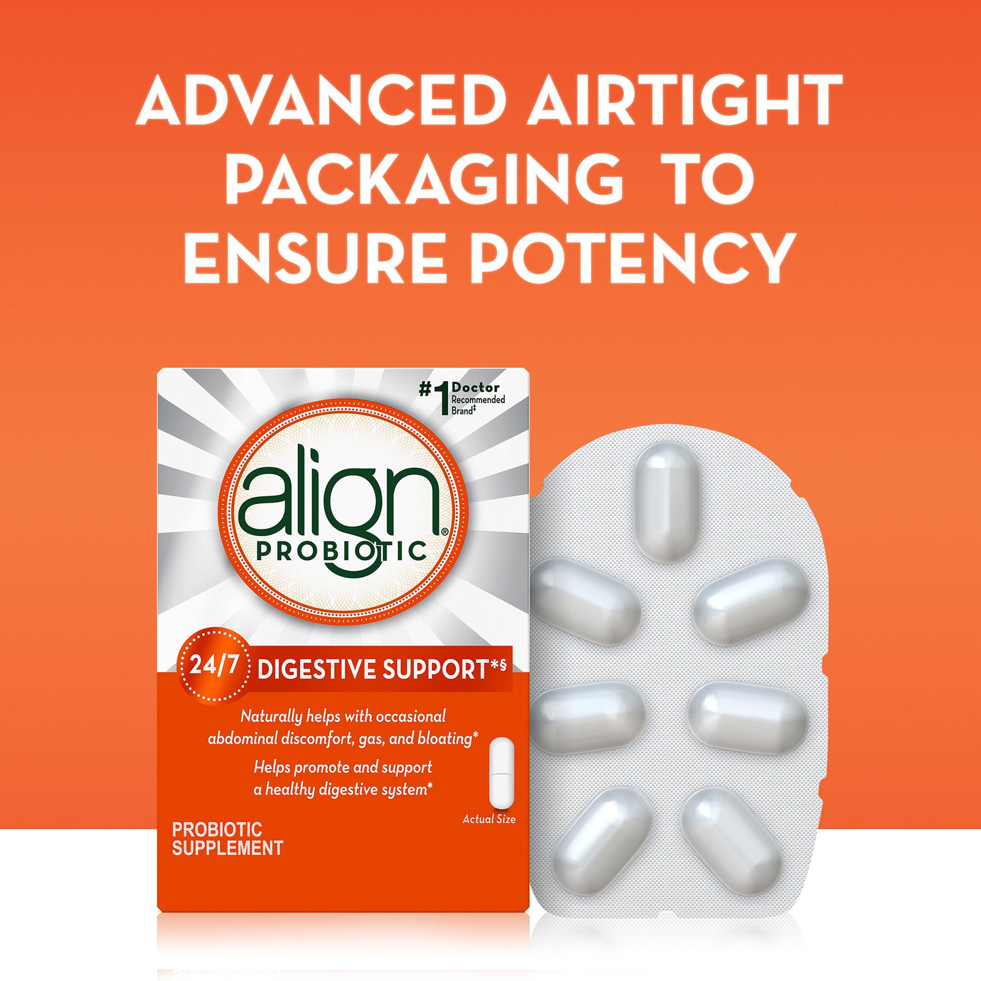 Procter & Gamble 37000014343 - Align® Probiotic Capsules - 1/Box