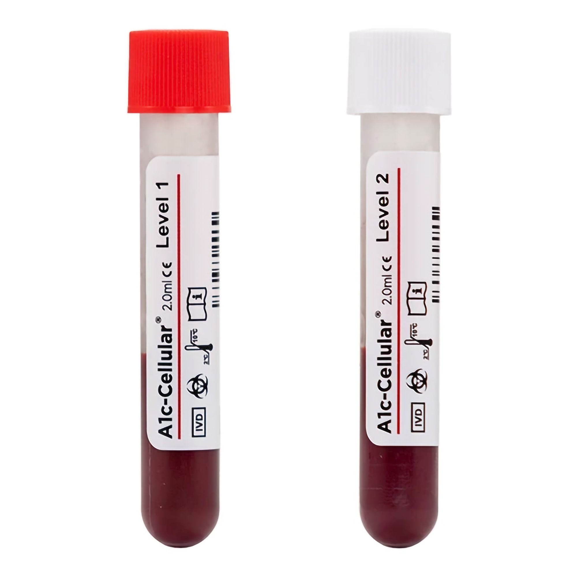 Streck Laboratories - 211124 Diabetes Management Test Control Set A1c-Cellular® Hemoglobin A1c (HbA1c) Level 1, 2 6 X 2.0 mL