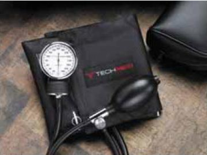 Dukal - 2010X Aneroid Sphygmomanometer Unit Tech-Med® Large Adult Cuff Arm Nylon Cuff 23 - 40 cm Pocket Aneroid