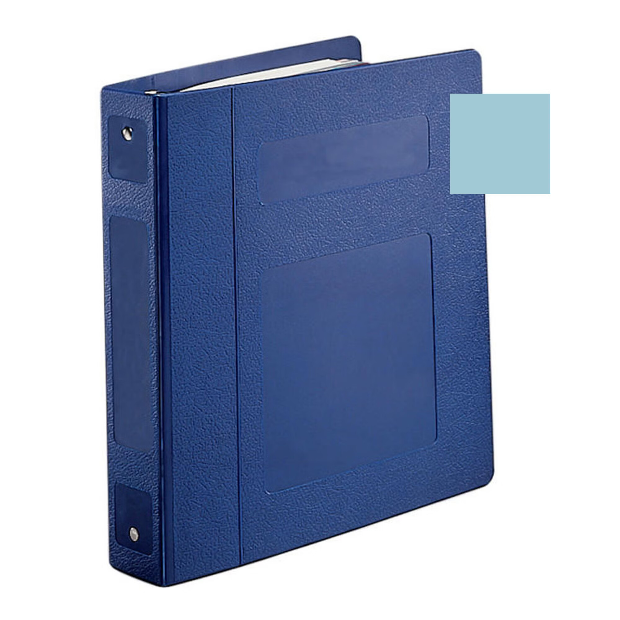 First Healthcare Products - M90080R3 Binder Titan 3 Ring Light Blue 300 Sheets Side Opening