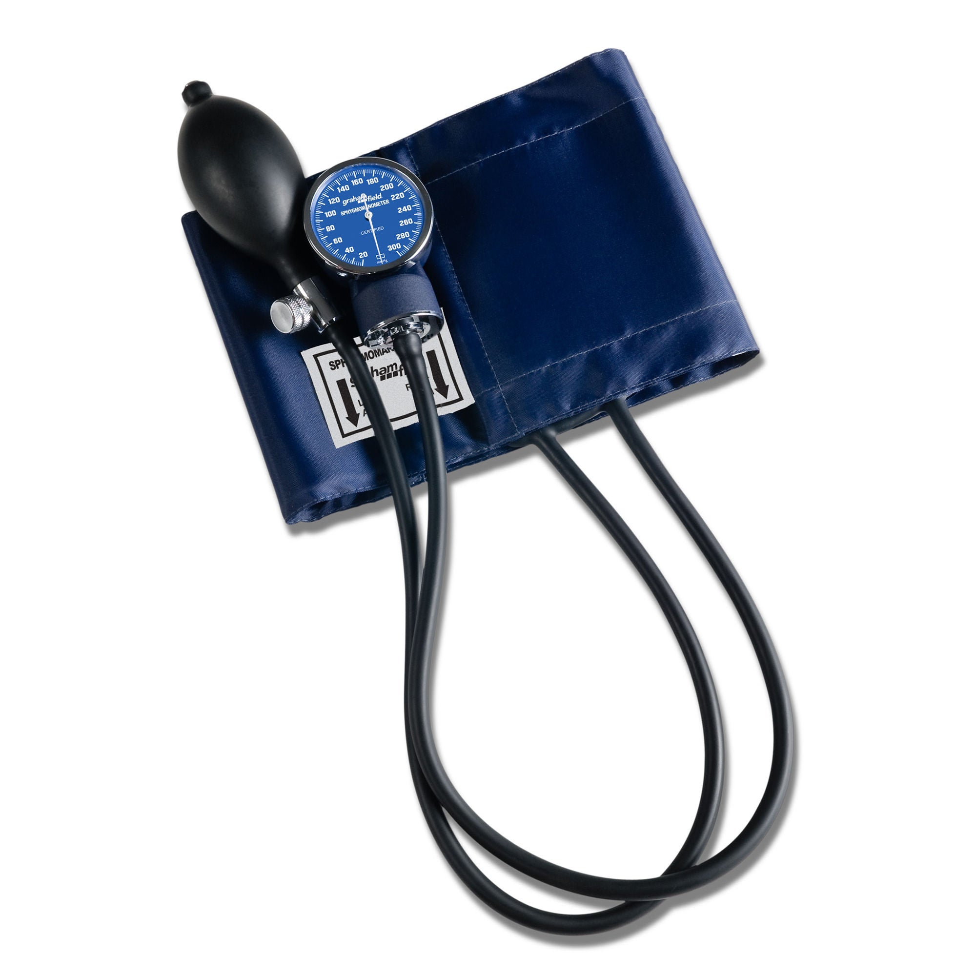 Graham-Field - 202N Aneroid Sphygmomanometer Unit Labstar® Deluxe Newborn Cuff Arm Nylon Cuff 9.5 to 13 cm Pocket Aneroid