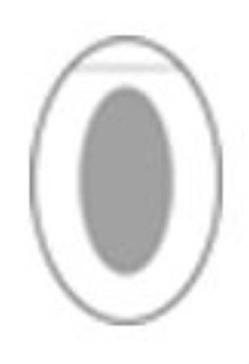 Ferris Manufacturing 1823 - PolyMem® Shapes® Silver Foam Dressing, 2 x 3 Inch Oval - 1/Each, 20/Box, 100/Case
