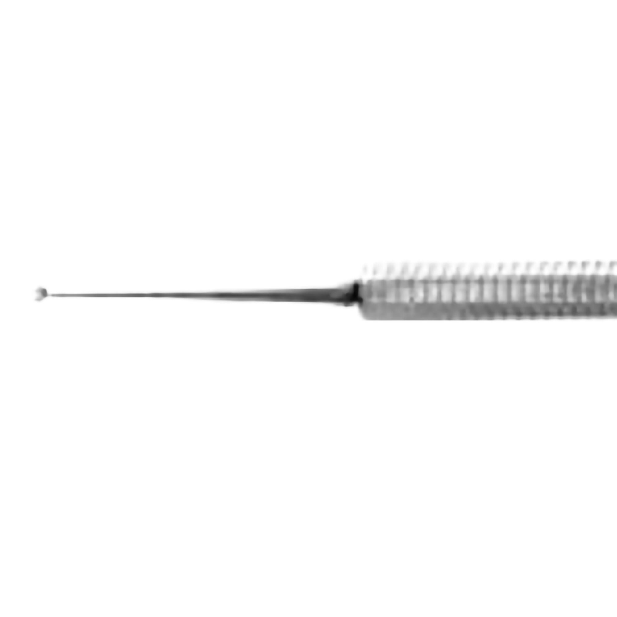 McKesson Brand - 38611 Excavator Curette MooreBrand® Halstead 5-1/2 Inch Length Double-ended Handle 1.5 mm Tip / 2.5 mm Tip Straight Fenestrated Round Cup Tip