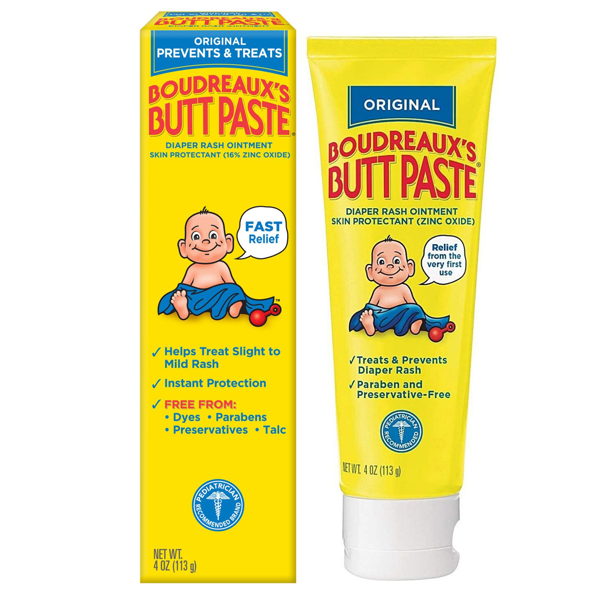 Blairex Labs - 62103033304 Boudreaux's Original Butt Paste Diaper Rash Treatment