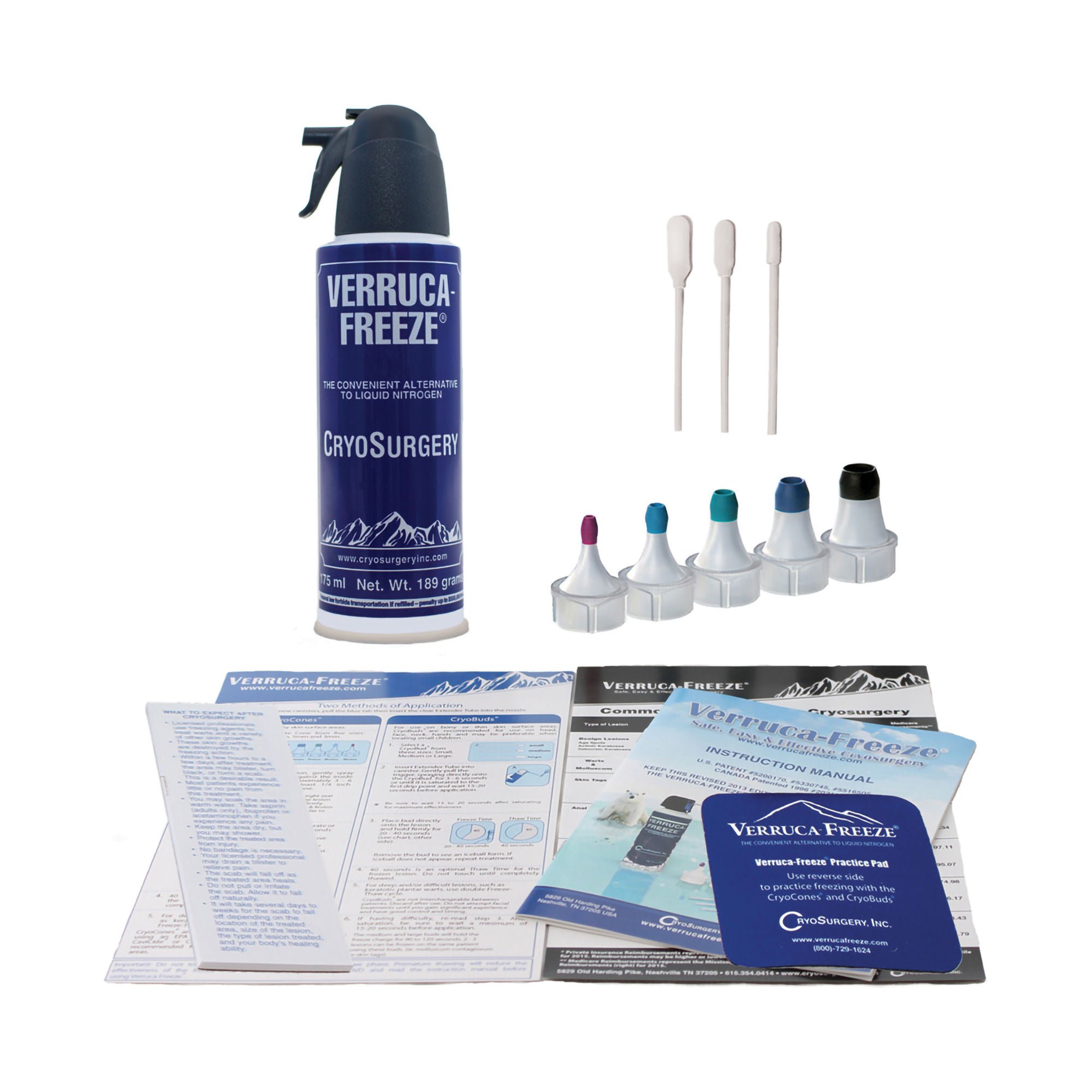 Cryo Surgery Inc - VFK65 Cryosurgery Kit Verruca-Freeze® 30 Buds / 5 Cones