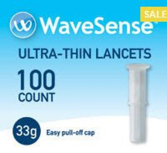 Agamatrix 8000-01971 - Wavesense® Lancet - 1/Box, 20/Case