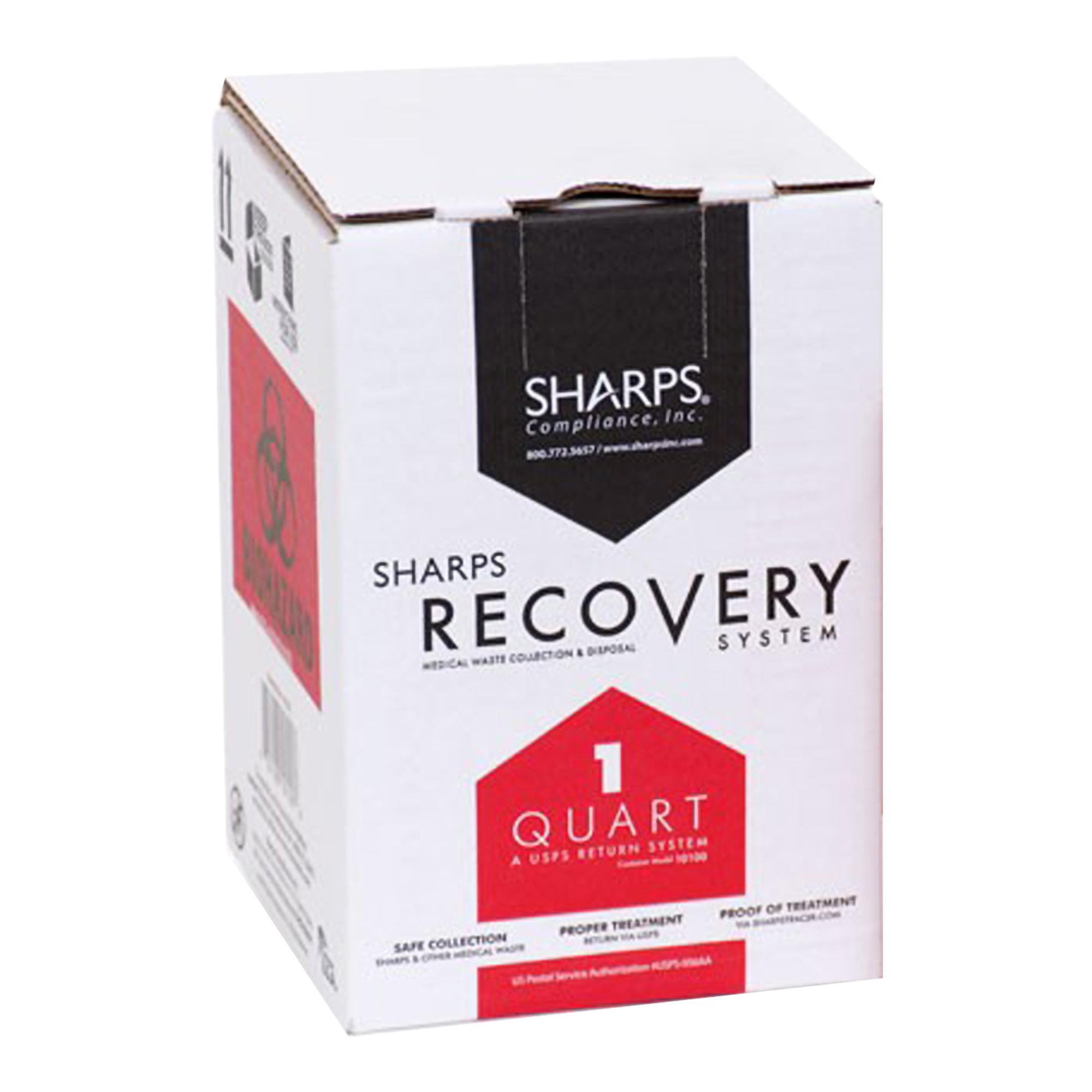 Sharps Compliance - 10100-012 Sharps Recovery System™ Mailback Sharps Collector