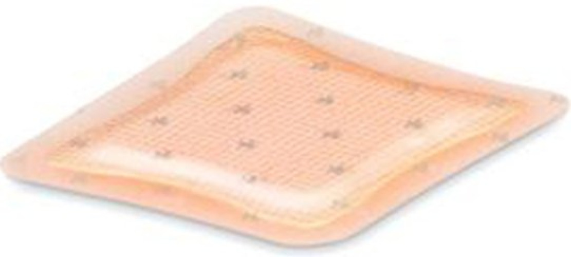 Smith & Nephew 66020973 - Allevyn Ag Adhesive Foam Dressing with Silver, 5 x 5 Inch - 1/Each, 10/Box, 40/Case