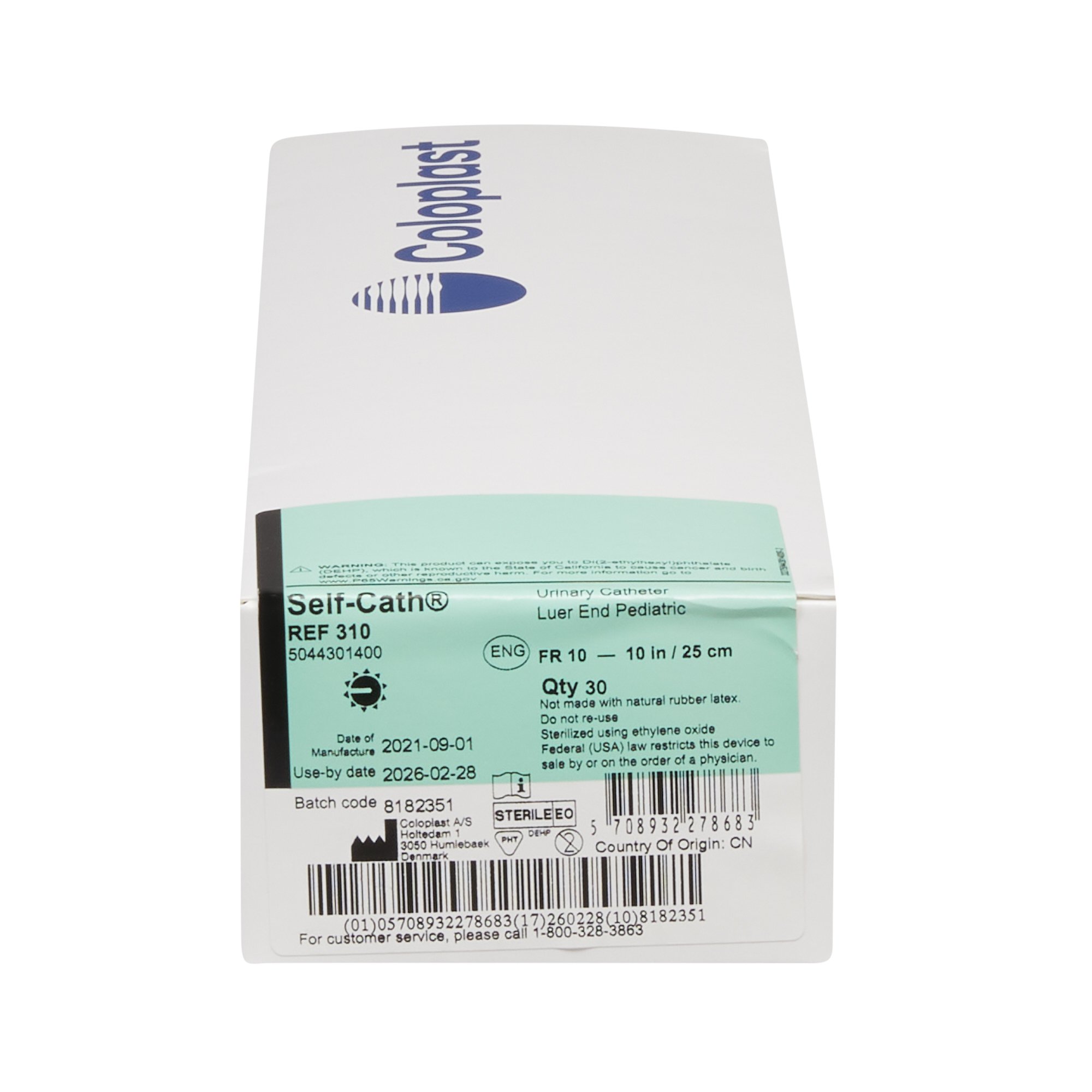 Coloplast - 310 Self-Cath® Pediatric Urethral Catheter