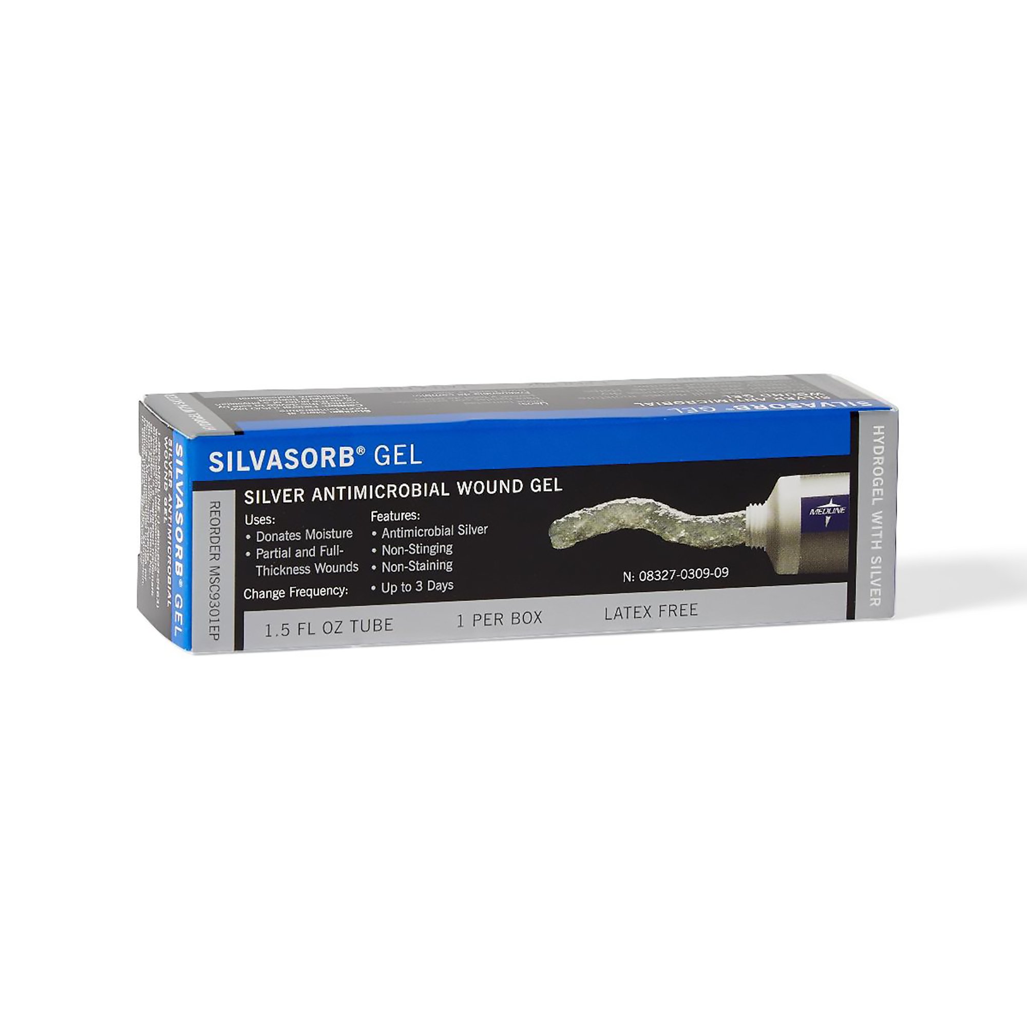Medline MSC9301EP - SilvaSorb® Silver Wound Gel, 1.5 oz. - 1/Each, 12/Case