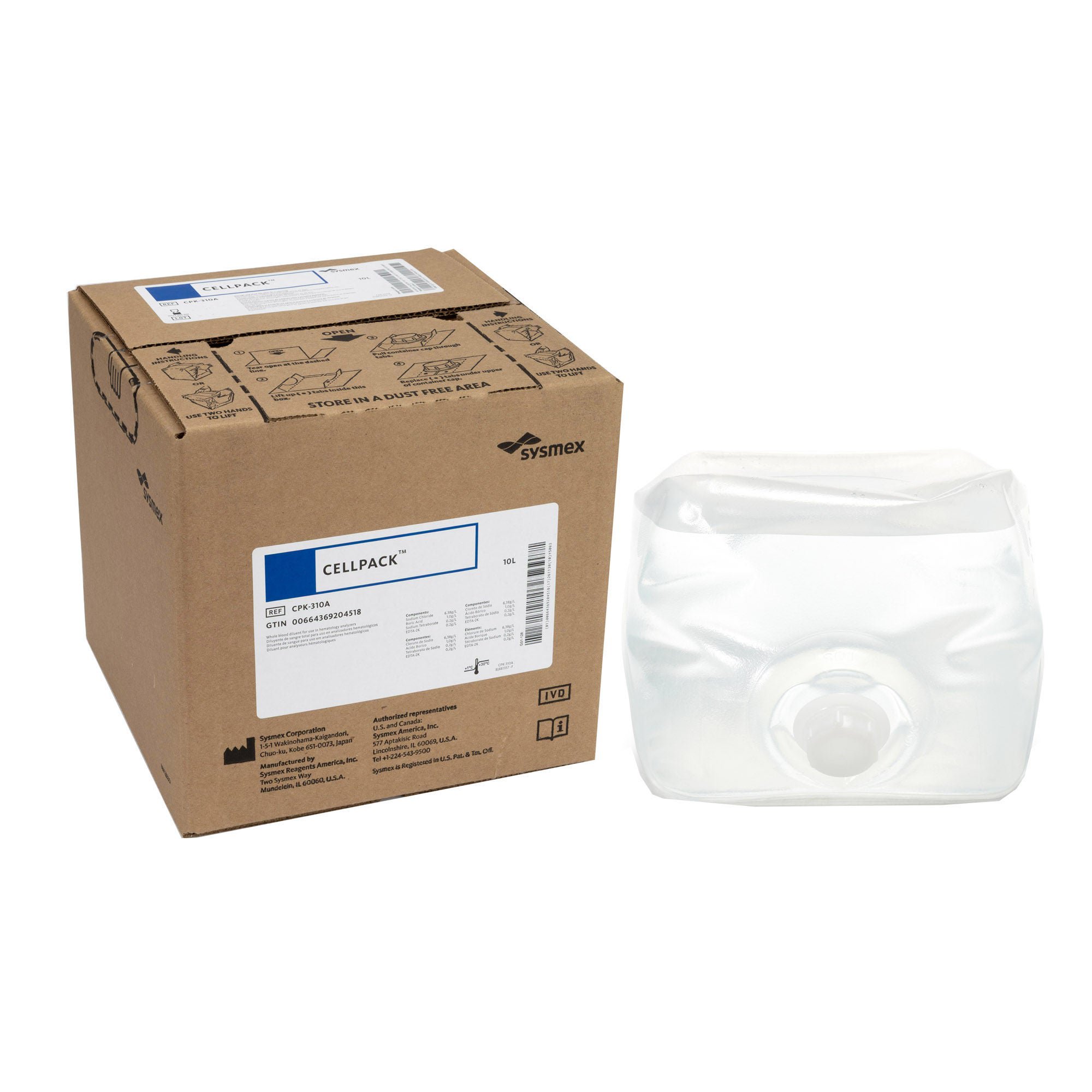Sysmex America - CPK-310A Cellpack® Hematology Reagent Diluent