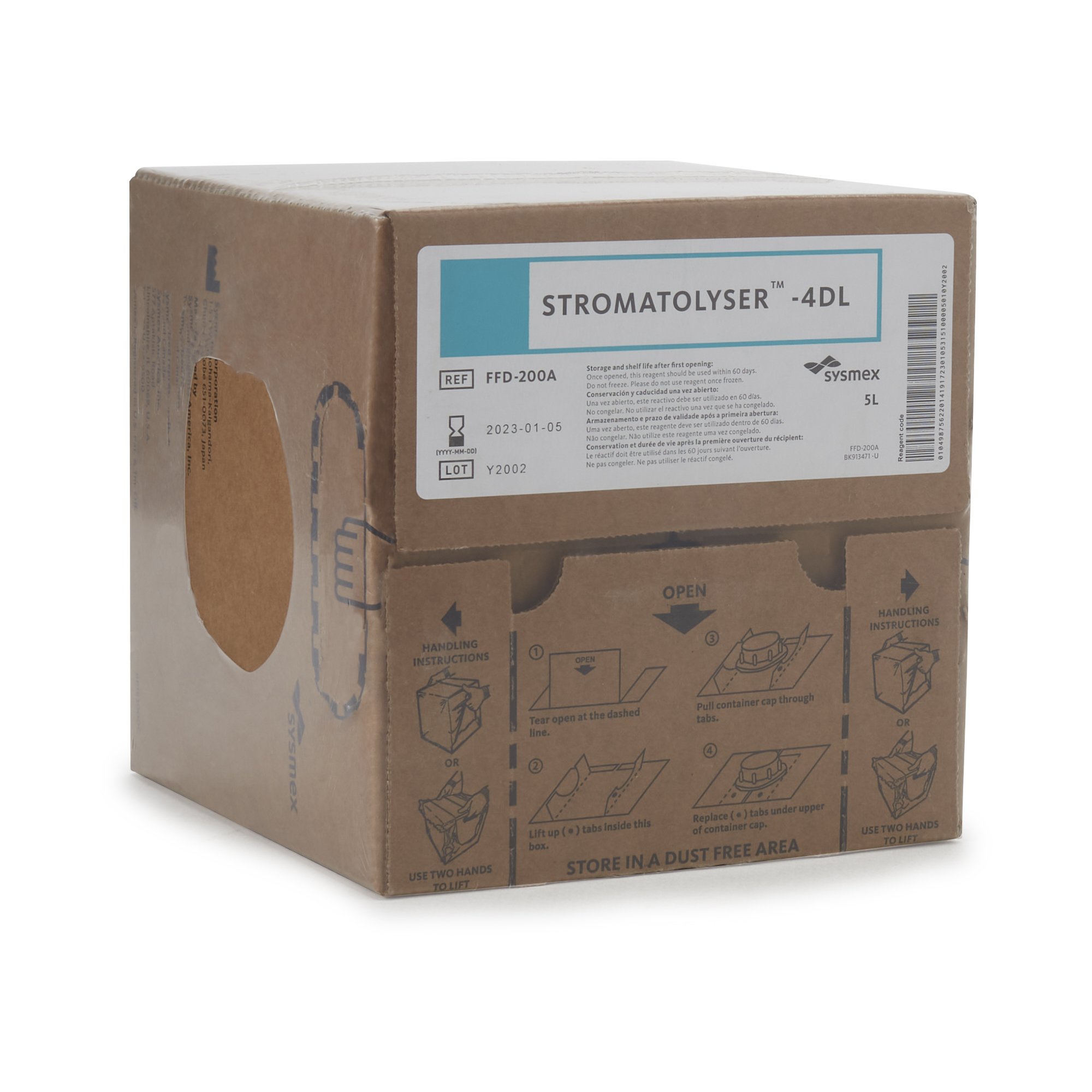 Sysmex America FFD-200A - Stromatolyser™ Hematology Reagent, Red Blood Cell Count (RBC) with Differential - 1/Each