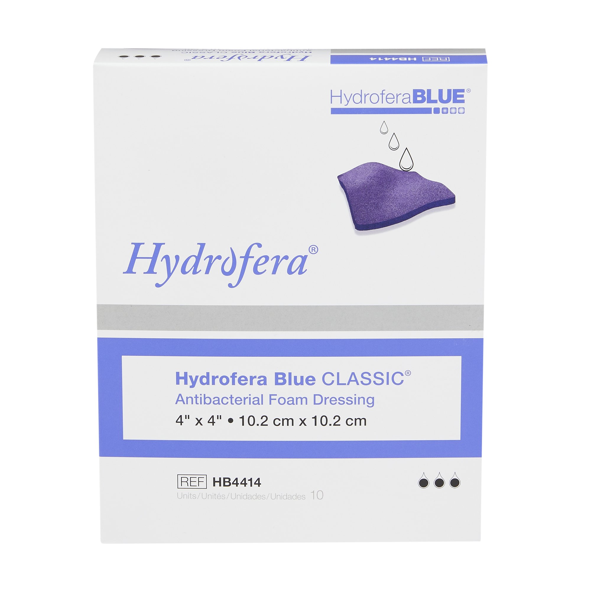 BSN Medical - HB4414 HydroferaBlue® Classic Antibacterial Foam Dressing