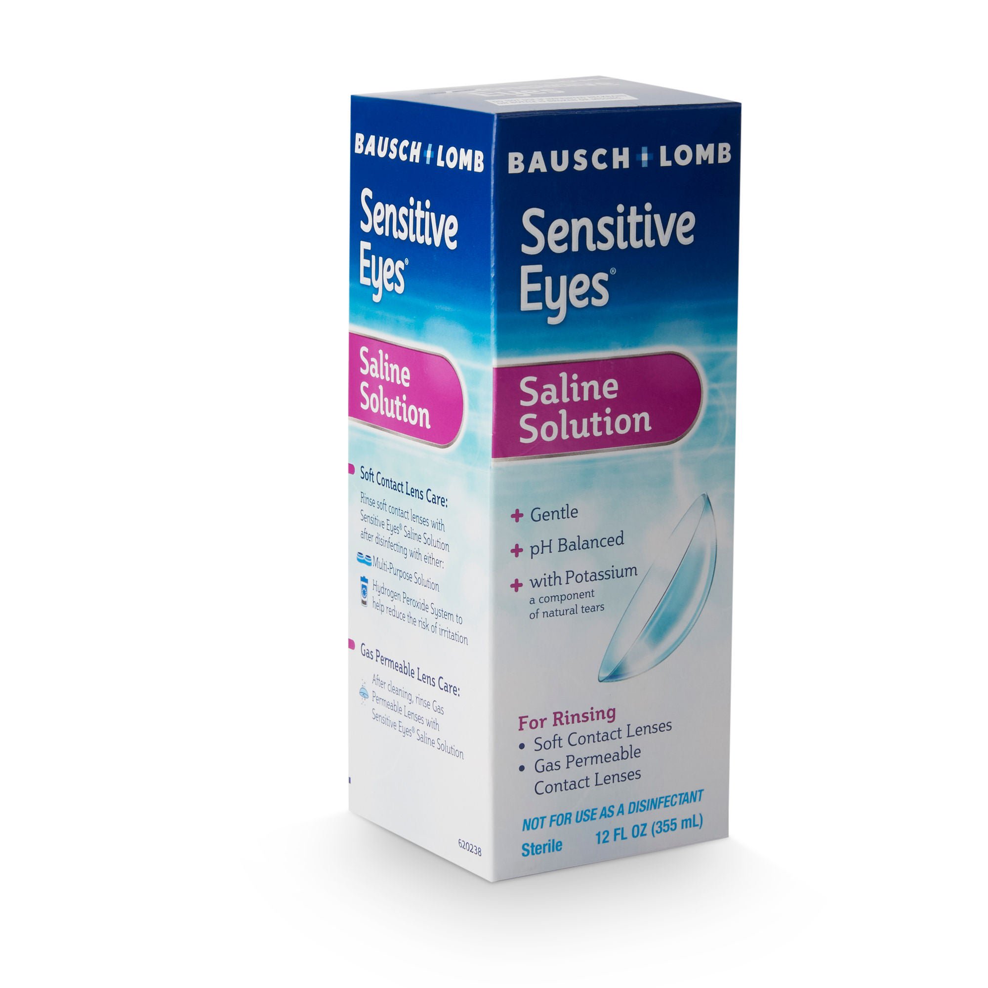Bausch & Lomb - 10119000238 Sensitive Eyes® Plus Contact Lens Solution