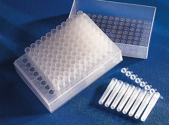 Fisher Anatomical - 07200317 Corning® Cluster Tube NonSterile, 1.2 mL For Use with Standard 96 Well Microplate Format