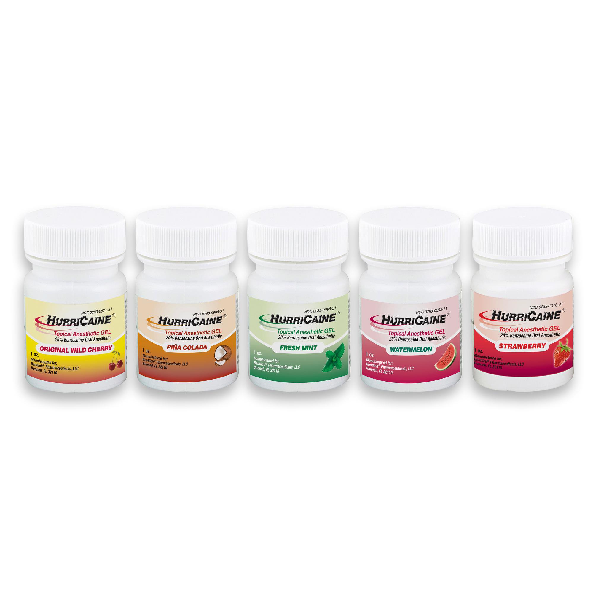 Beutlich Inc 00283088631 - HurriCaine® Benzocaine Oral Pain Relief, Piña Colada flavor - 1/Each