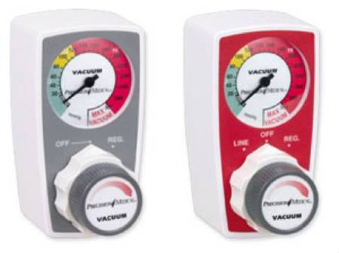 Precision Medical - PM3105HV Vacuum Regulator Precision Medical® Continuous 0 - 300 mmHg Tubing Nipple Chemetron Adapter