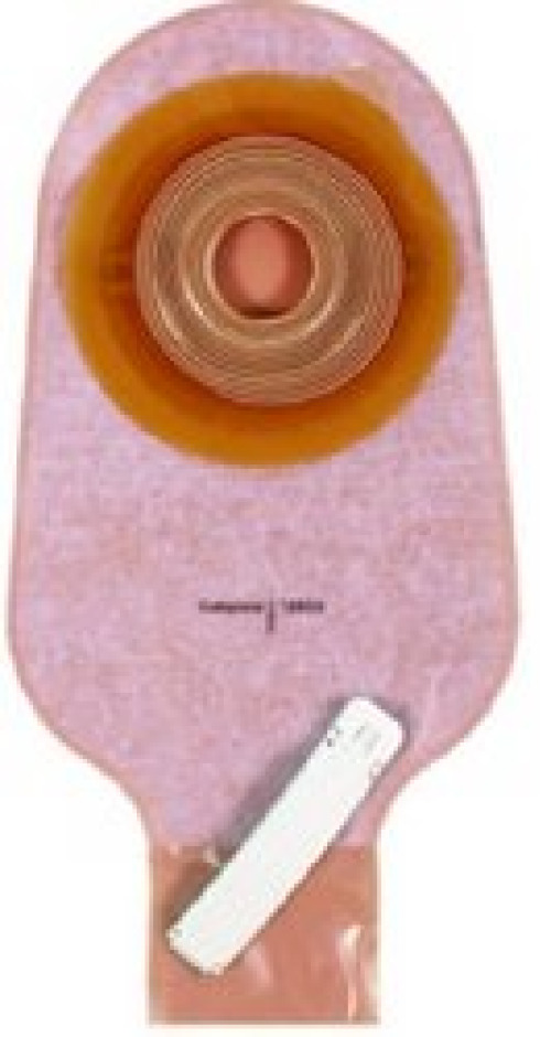 Coloplast 13706 - Assura® Deep Convex 1-Piece Transparent Colostomy Pouch, 15 – 43mm Stomas - 10/Box