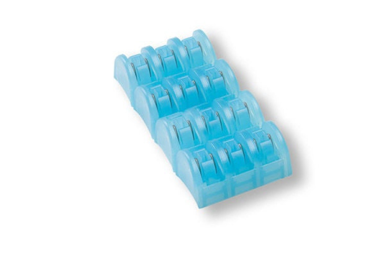Aesculap - B2120-1 Ligating Clip SLS™ Classic Adhesive Cartridge Style Titanium Medium Blue Clip 24 Clips