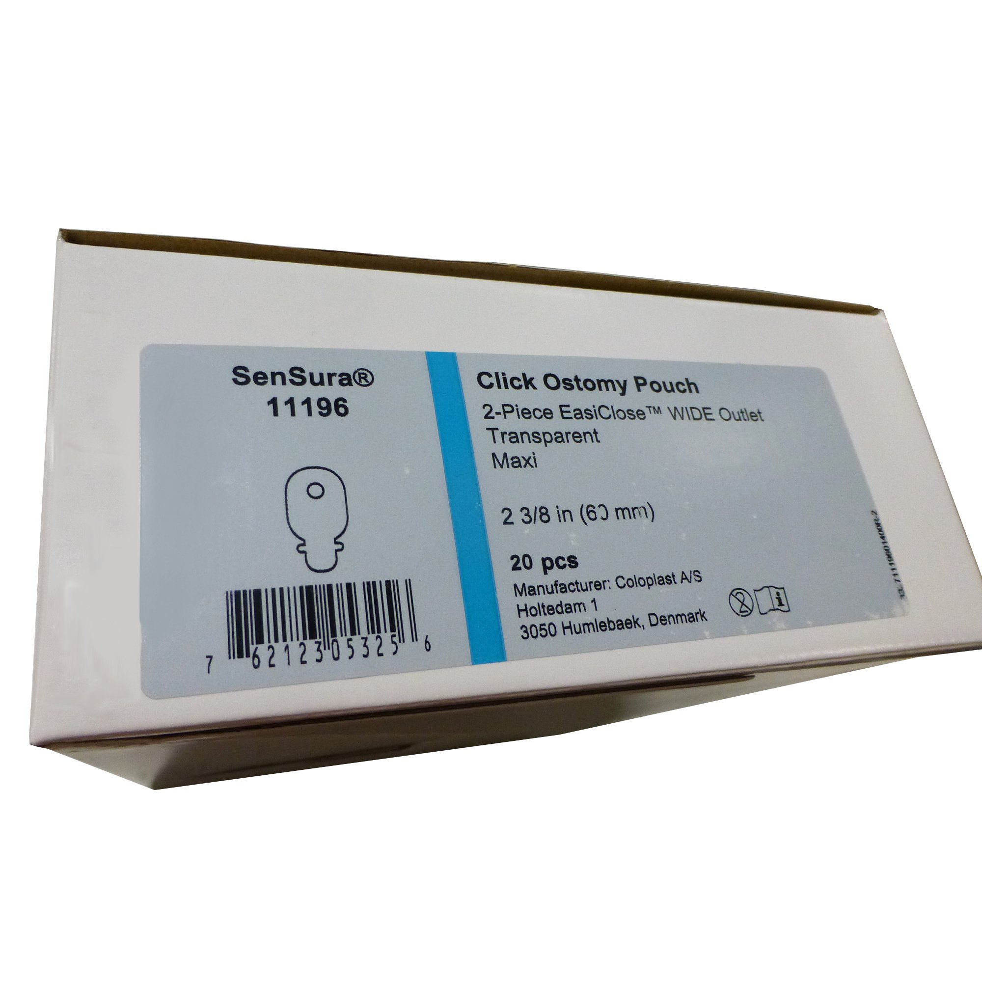 Coloplast - 11196 SenSura® Click Wide 2-Piece Ostomy Pouch System