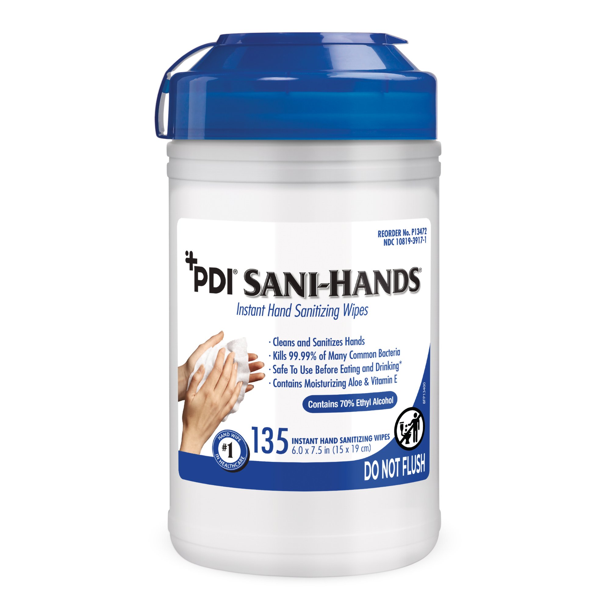 Professional Disposables - P13472 Sani-Hands® Hand Sanitizing Wipes