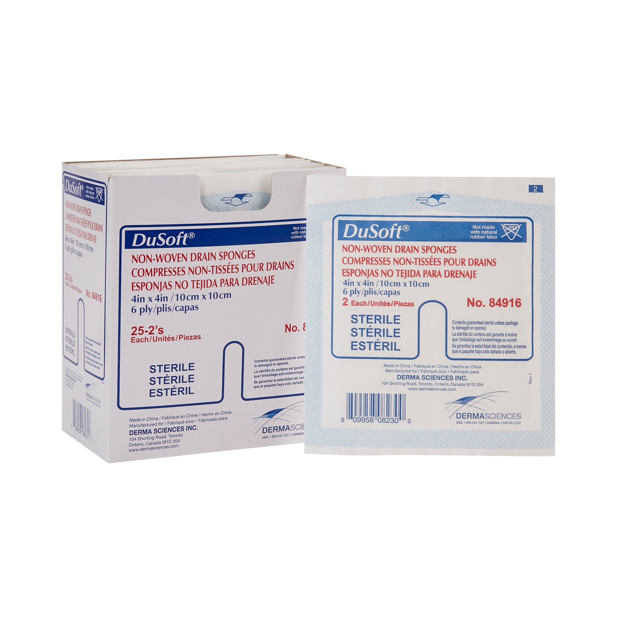 Gentell - 84916 Dumex IV/Drain Split Dressing