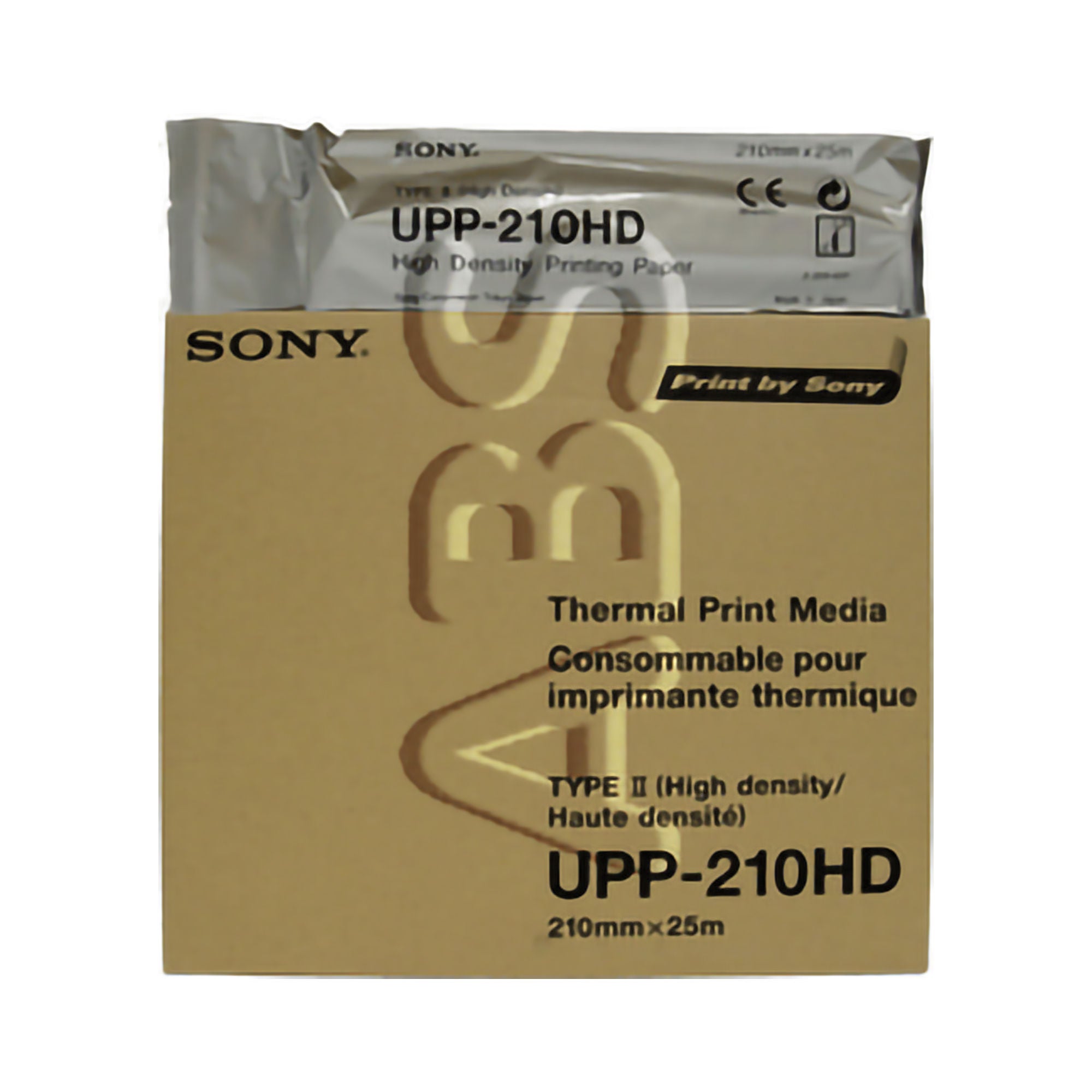 Nissha Medical Tech - 2100254 Ultrasound Video Paper Sony® Roll Black and White High Density Without Grid