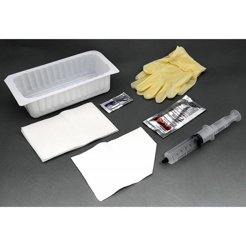 Amsino International AS890 - AMSure® Catheter Insertion Tray, Prefilled 30 mL Syringe, PVP - 1/Each, 20/Case