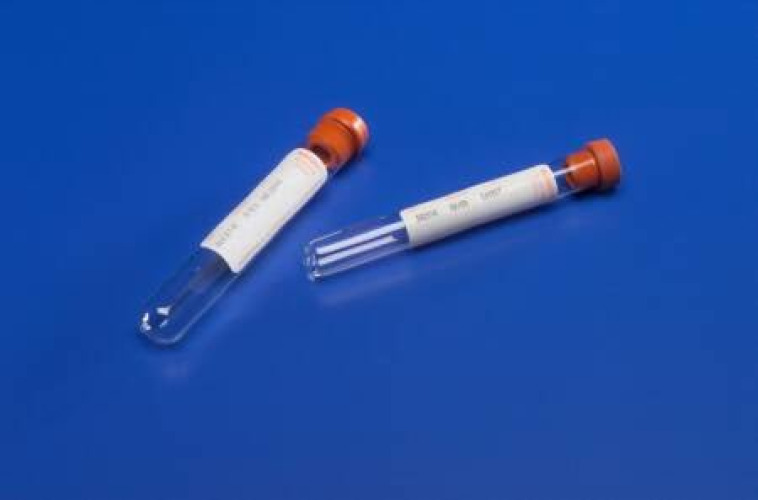 Cardinal - 8881301413 Monoject™ Venous Blood Collection Tube Plain 5 mL Conventional Closure Glass Tube