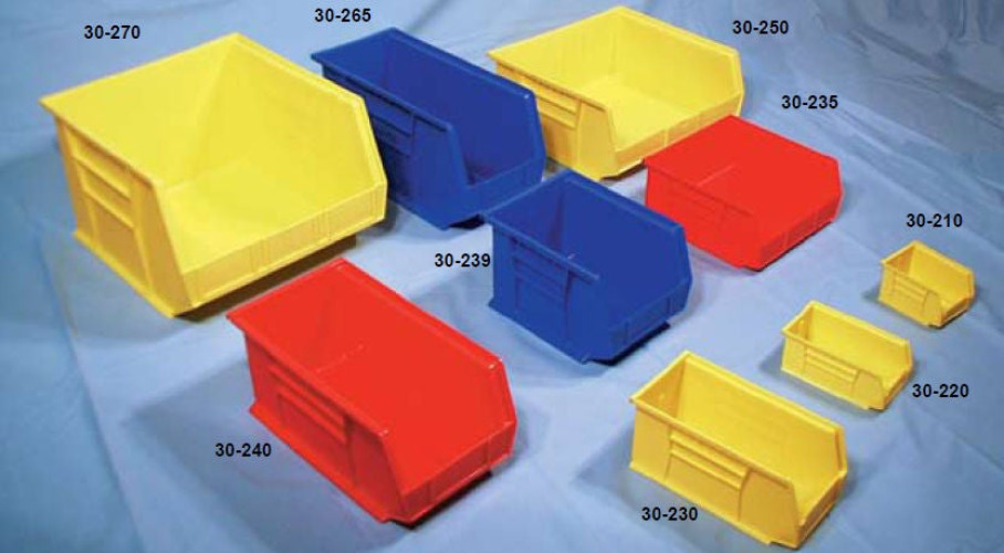 Healthmark Industries - 30-240 BL Storage Bin Blue Plastic 14-3/4 X 8.25 X 7 Inch