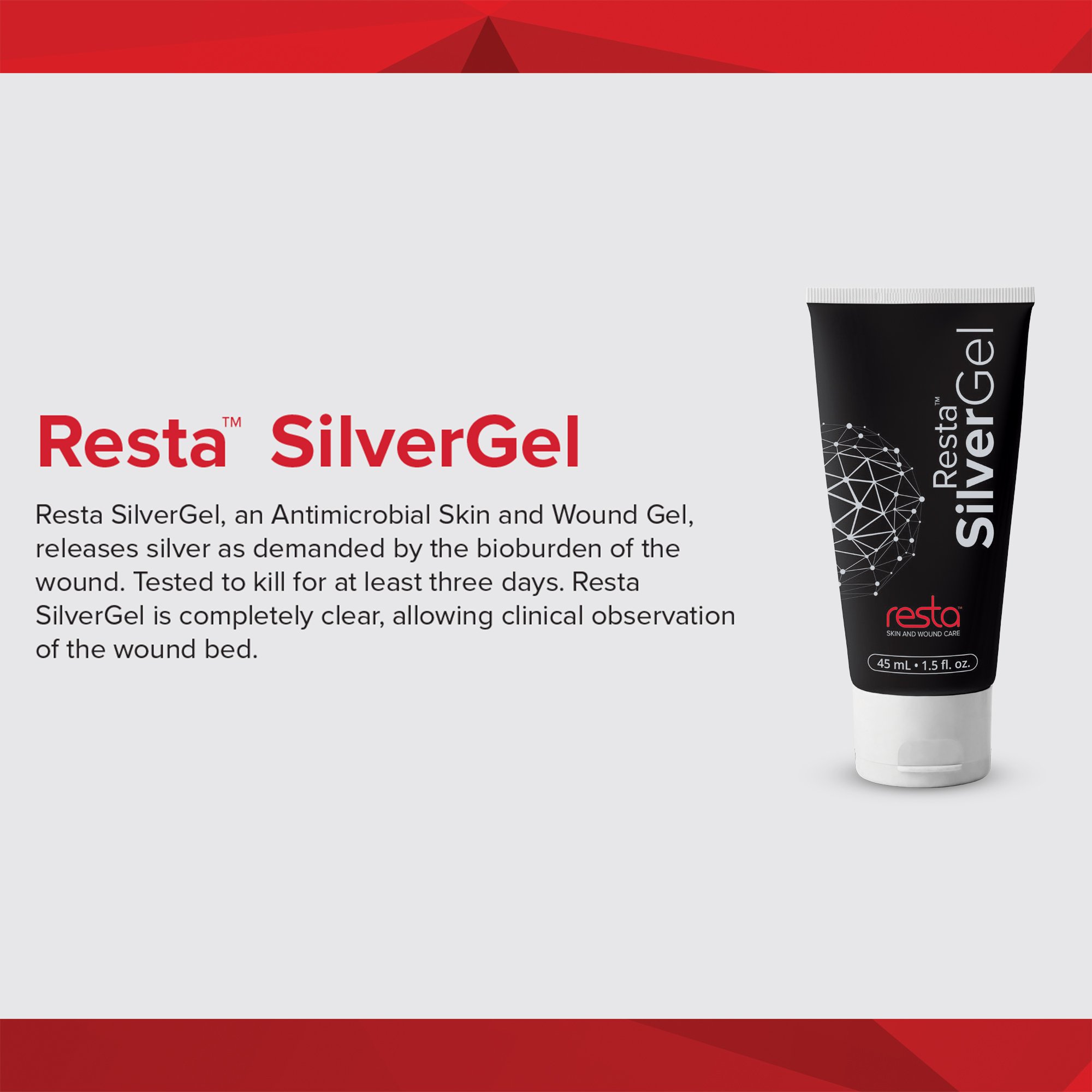 Urgo Medical North America LLC - 08597 Resta™ SilverGel® Silver Wound Gel