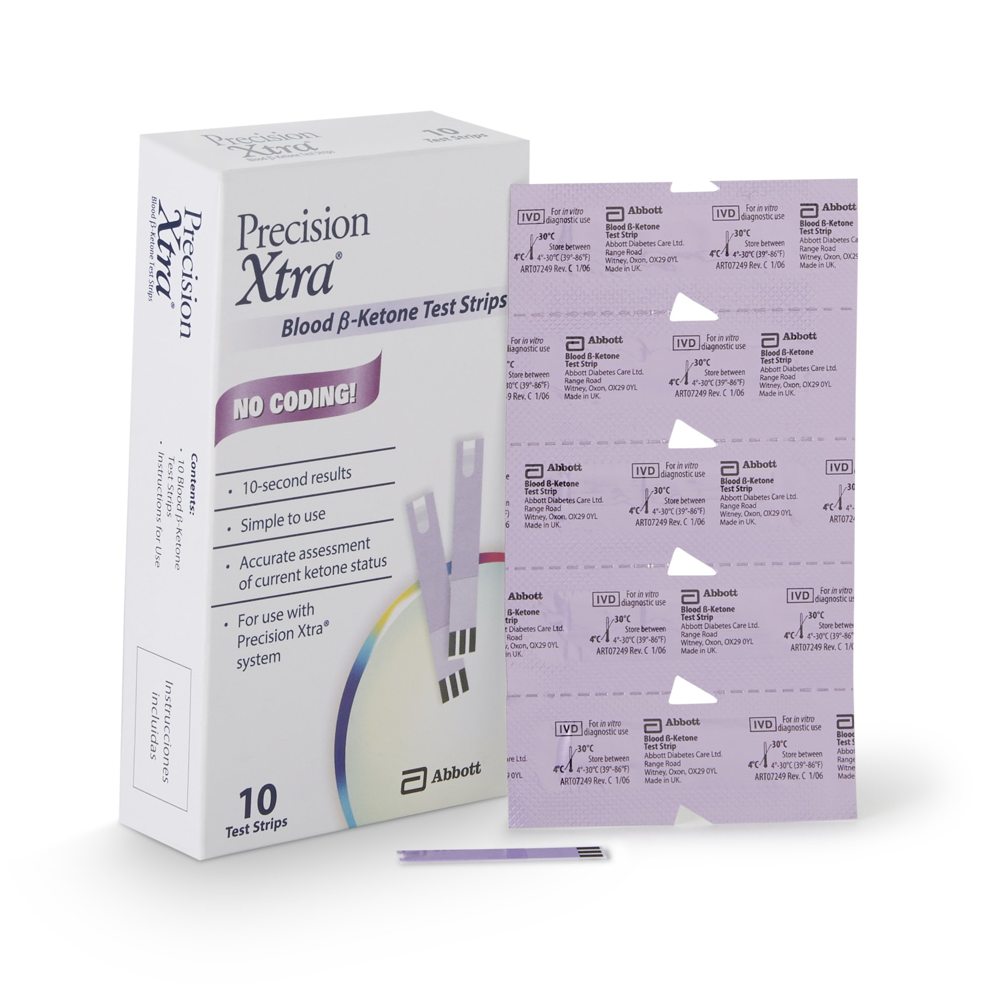 Abbott - 57599074501 Precision Xtra Blood Ketone Test Strips