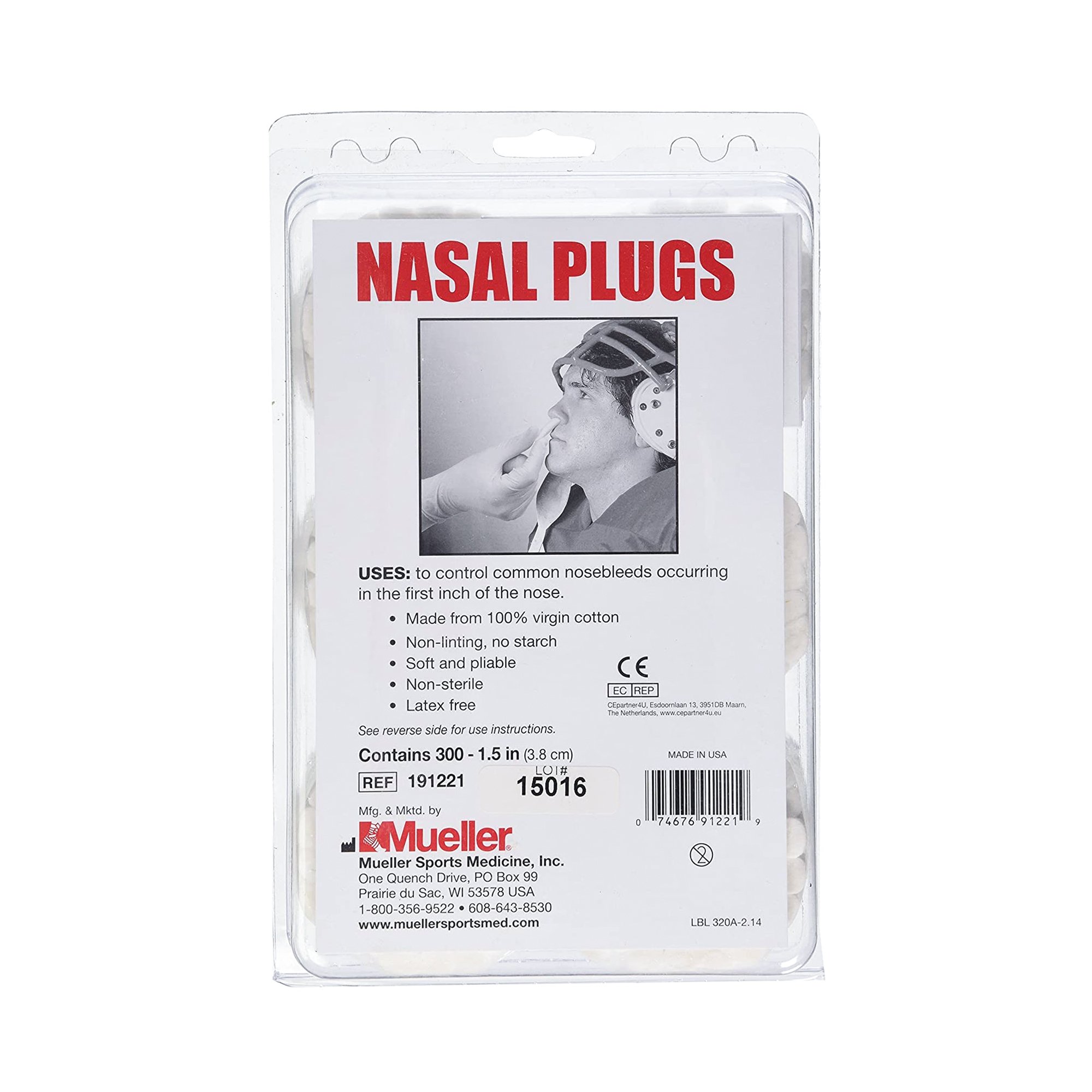 Mueller Sports Medicine - 191221 Mueller Sports Medicine Nasal Plug