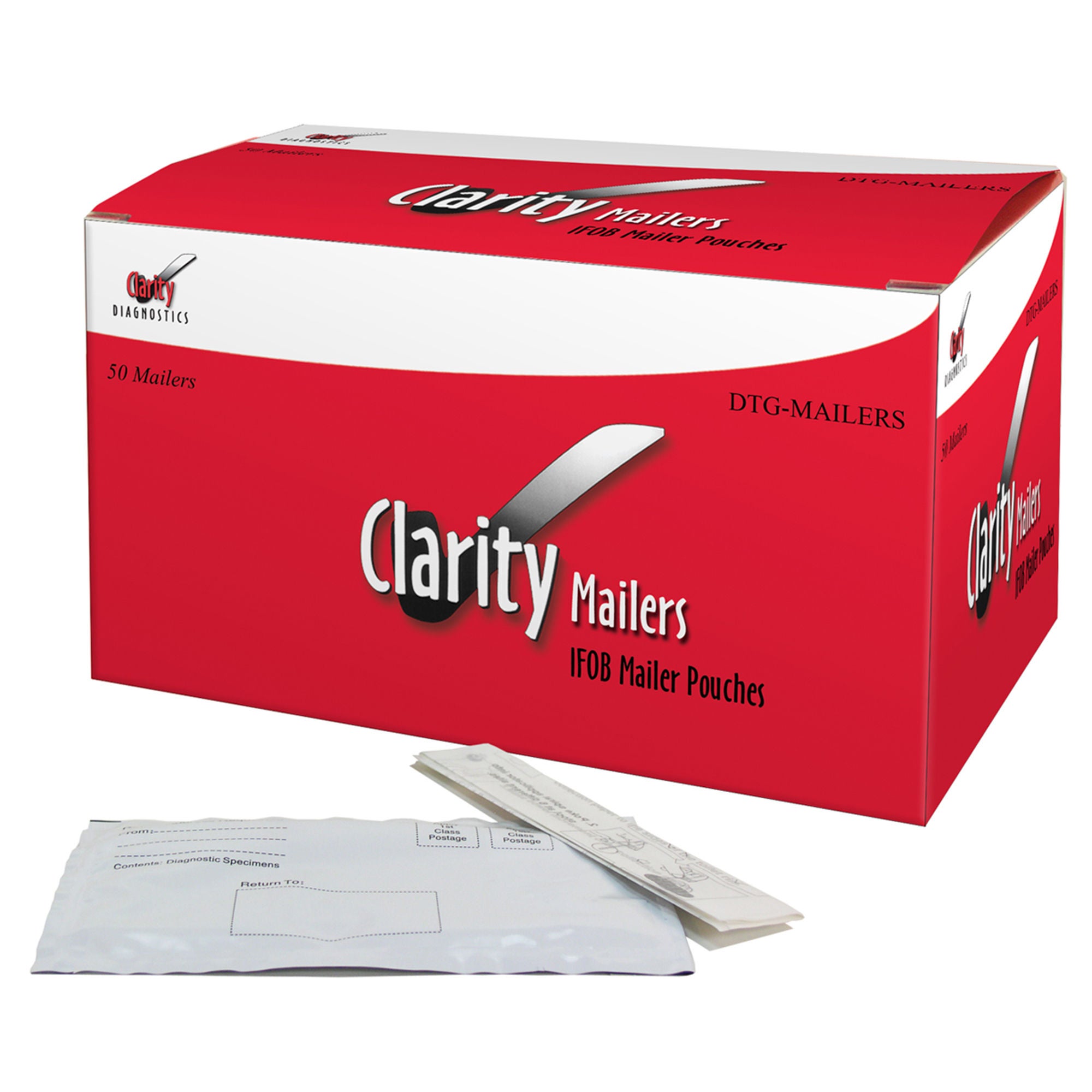 Clarity Lab Group LLC - DTG-MAILERS Clarity Patient Specimen Mailer