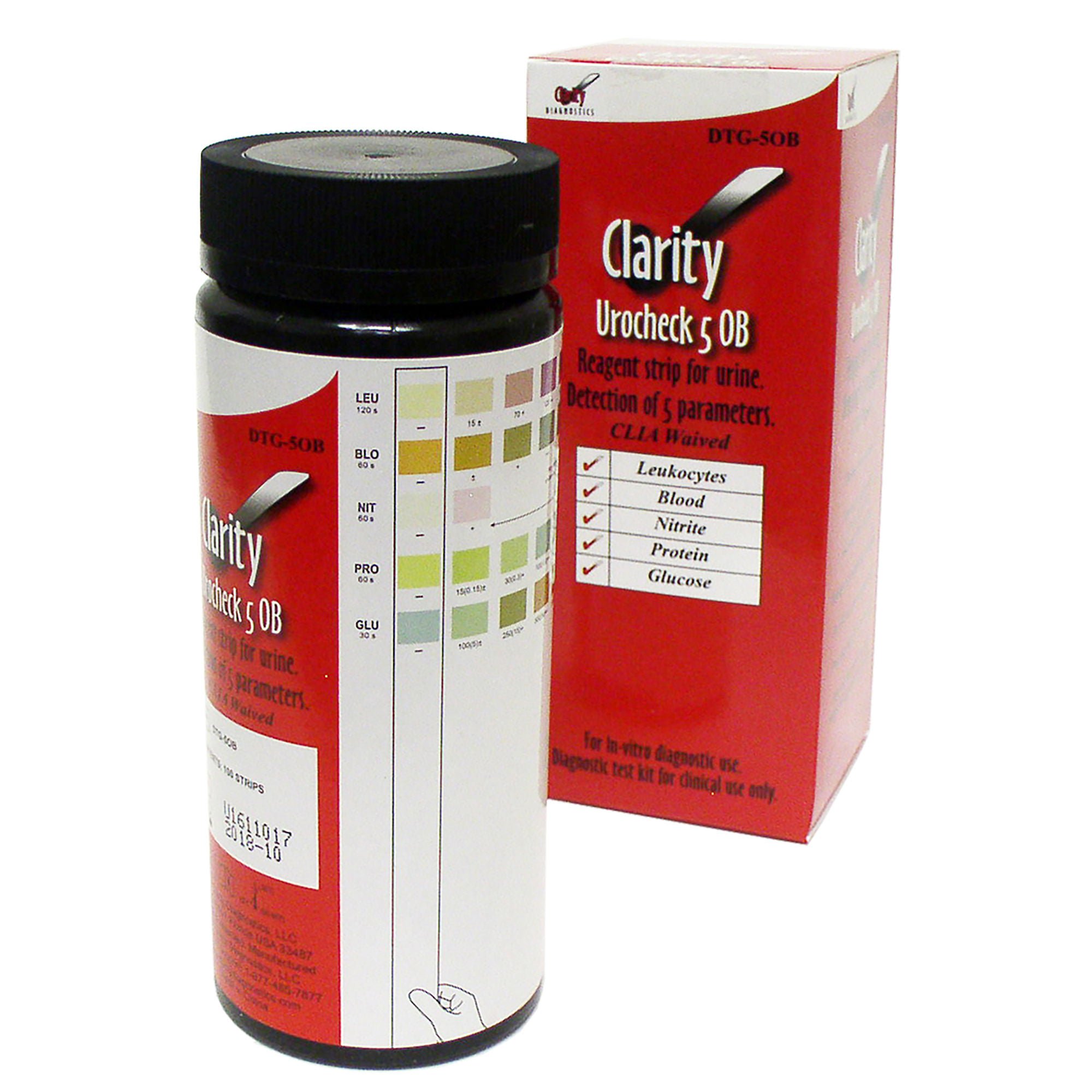 Clarity Lab Group LLC - DTG-5OB Clarity® Urocheck 50B Urinalysis Reagent