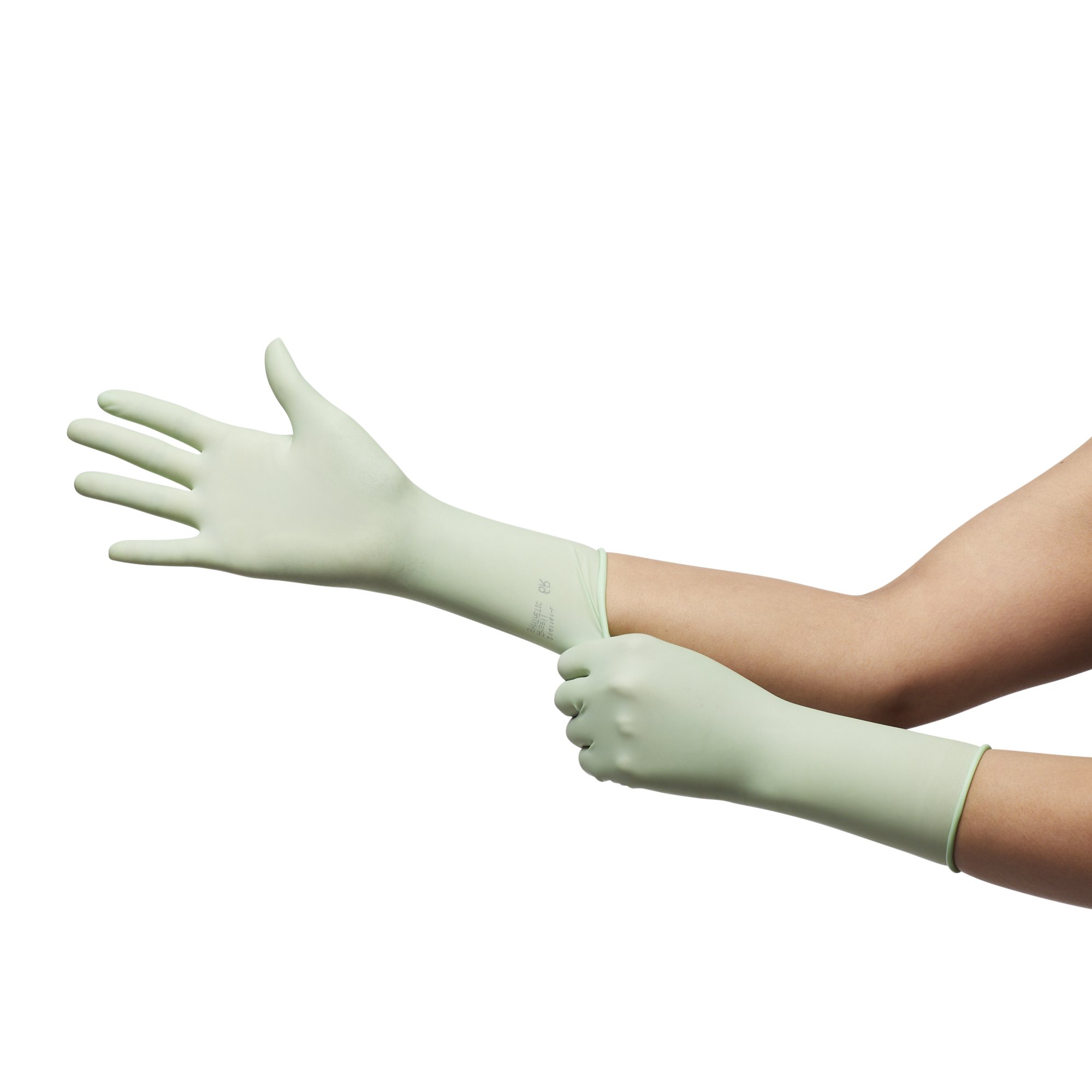 Ansell 20685260 - Gammex® Non-Latex PI Green Polyisoprene Surgical Glove, Size 6, Light Green - 50/Box, 200/Case