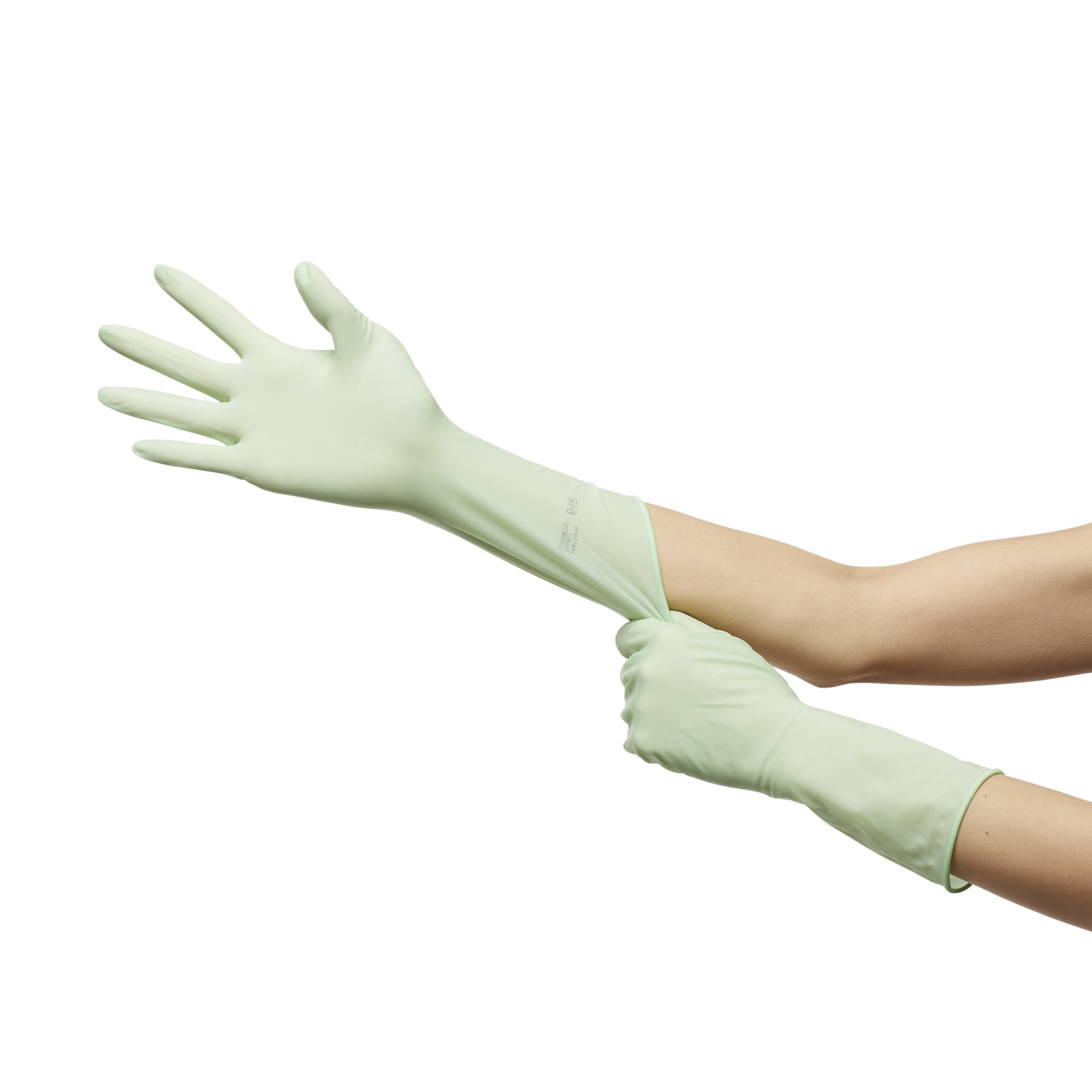 Ansell 20685265 - Gammex® Non-Latex PI Green Polyisoprene Surgical Glove, Size 6.5, Light Green - 50/Box, 200/Case