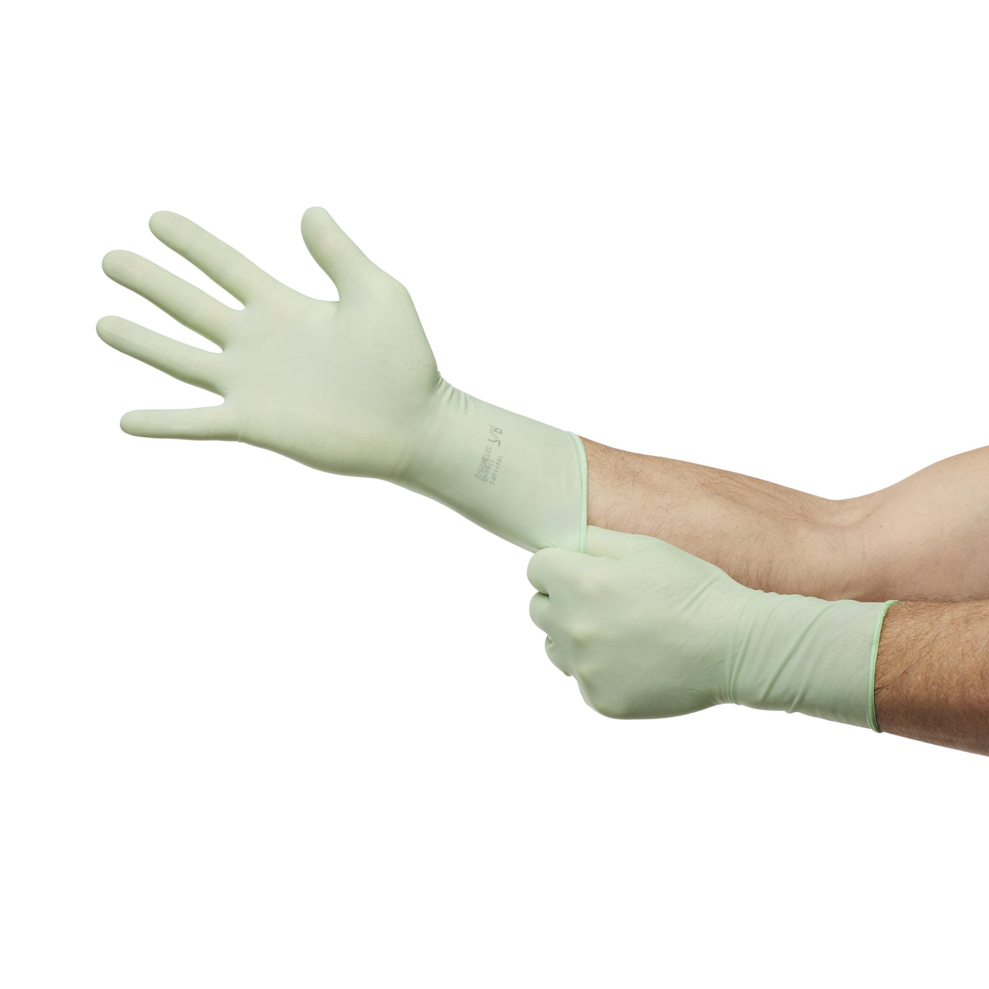 Ansell 20685275 - Gammex® Non-Latex PI Green Polyisoprene Surgical Glove, Size 7.5, Light Green - 50/Box, 200/Case