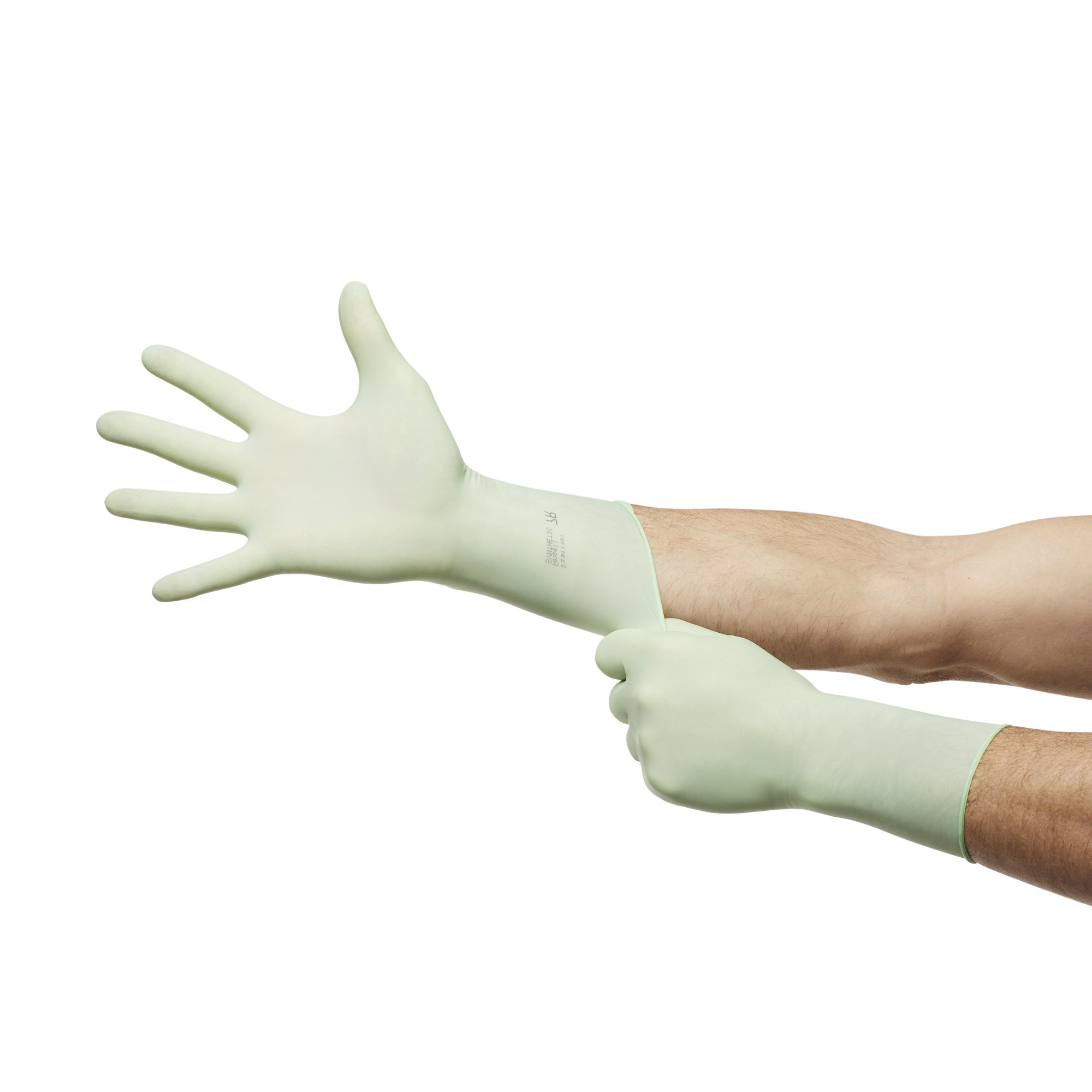 Ansell 20685285 - Gammex® Non-Latex PI Green Polyisoprene Surgical Glove, Size 8.5, Light Green - 50/Box, 200/Case